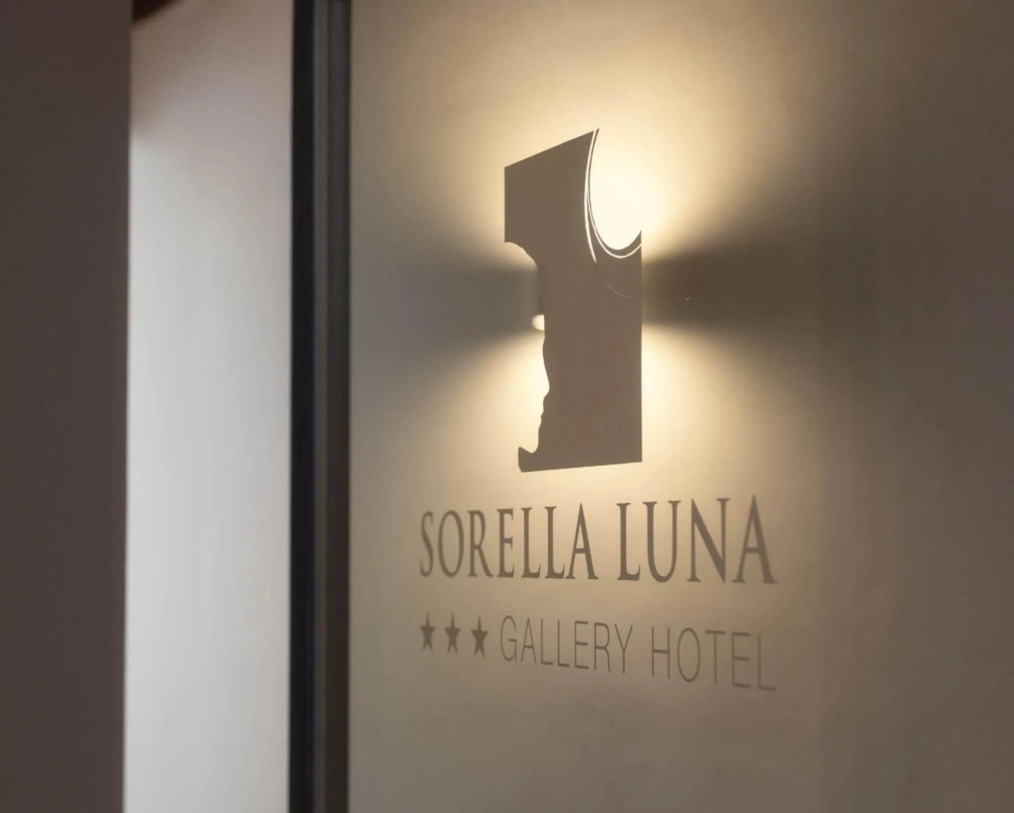 Property logo or sign in Hotel Sorella Luna