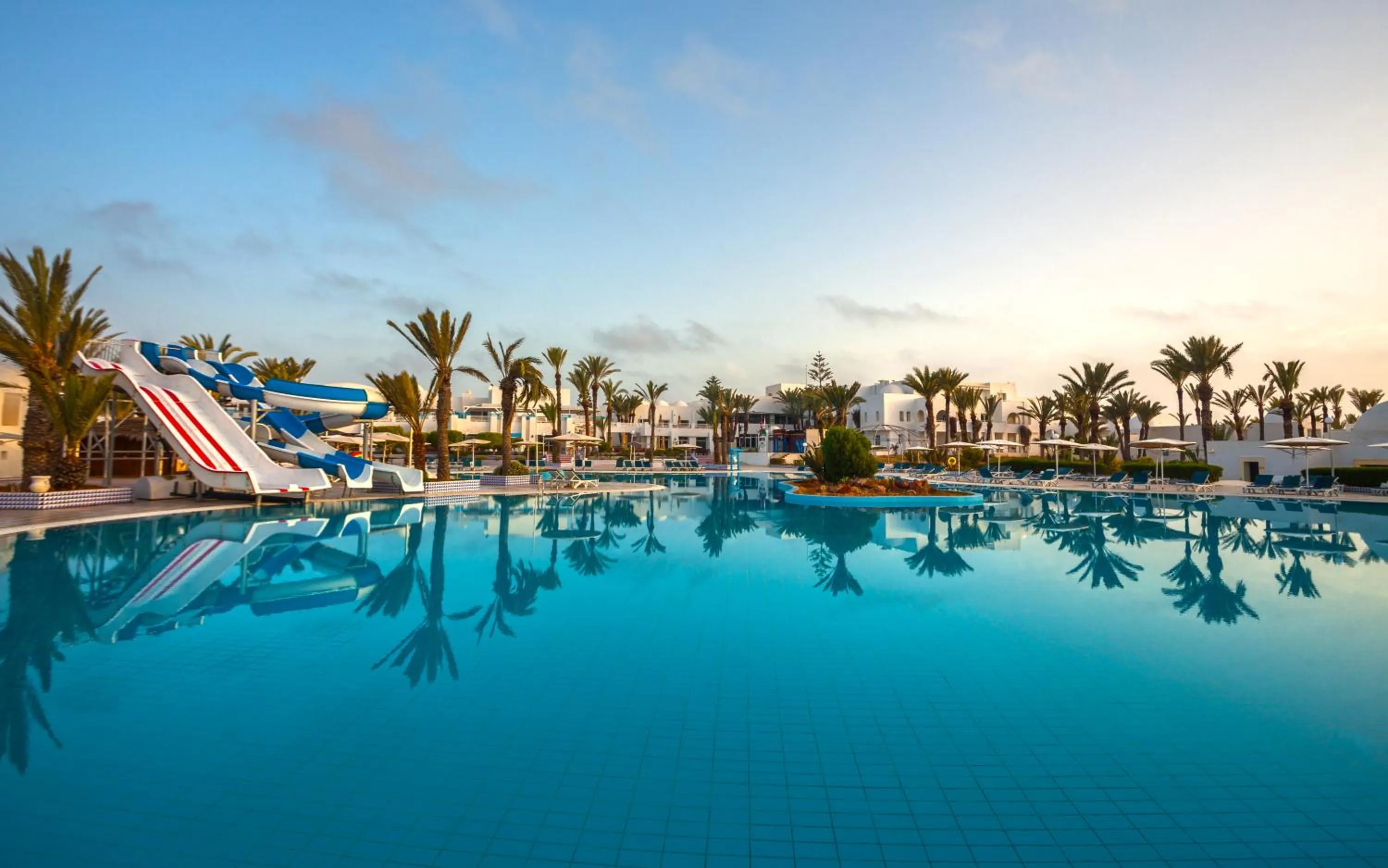 Pool view in El Mouradi Djerba Menzel