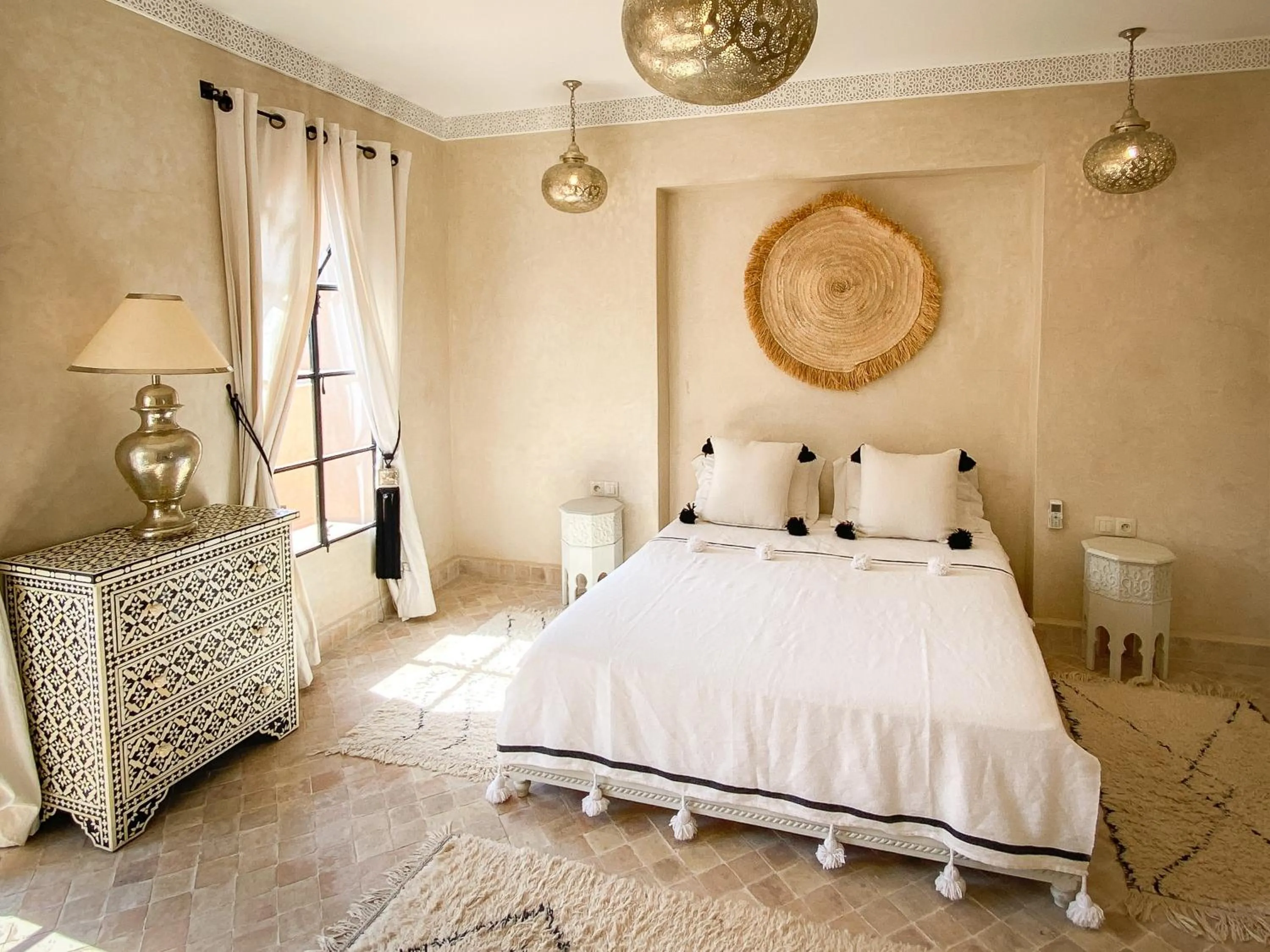 Bed in Riad Selouane