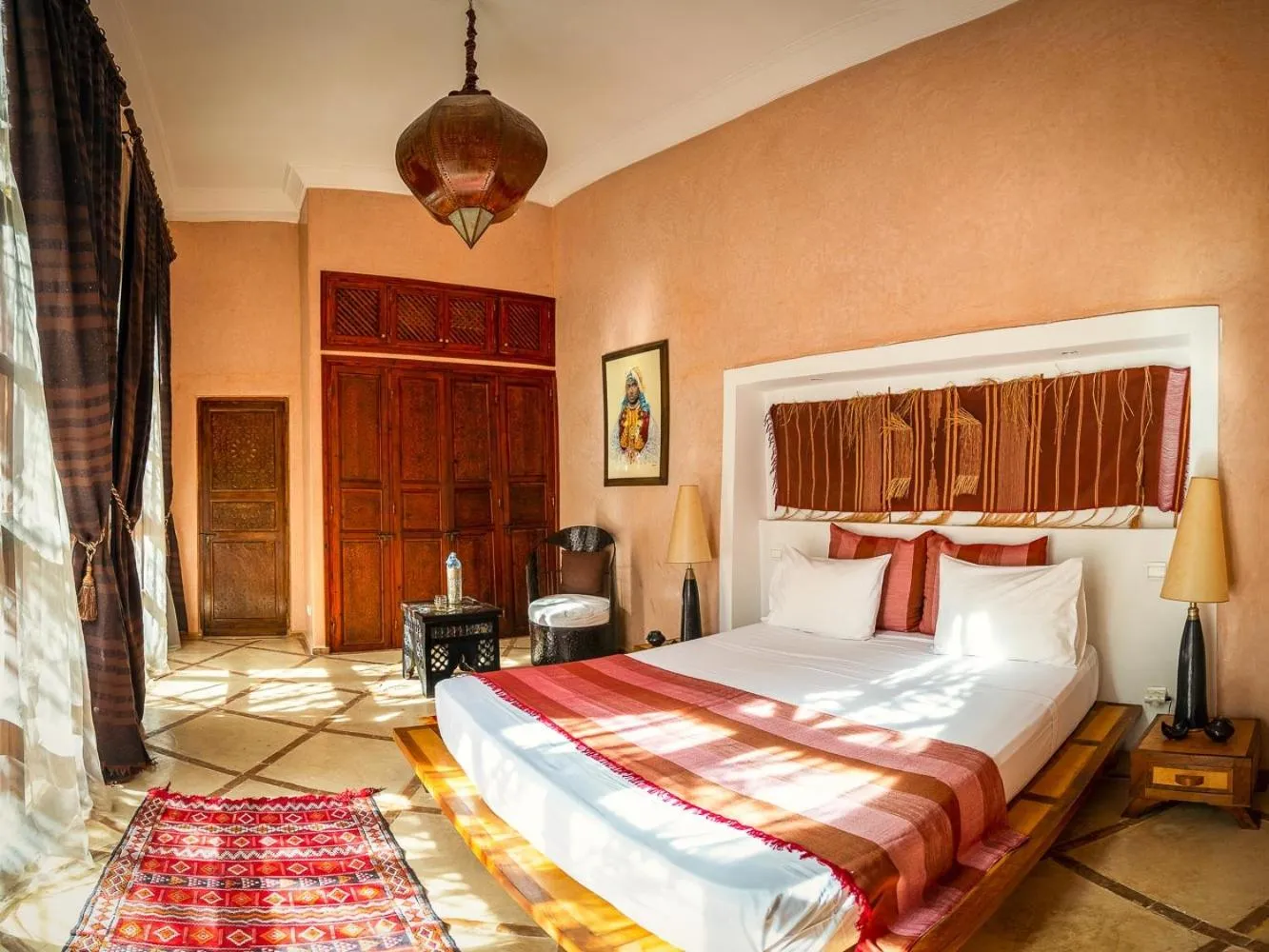 Bed in Riad Selouane