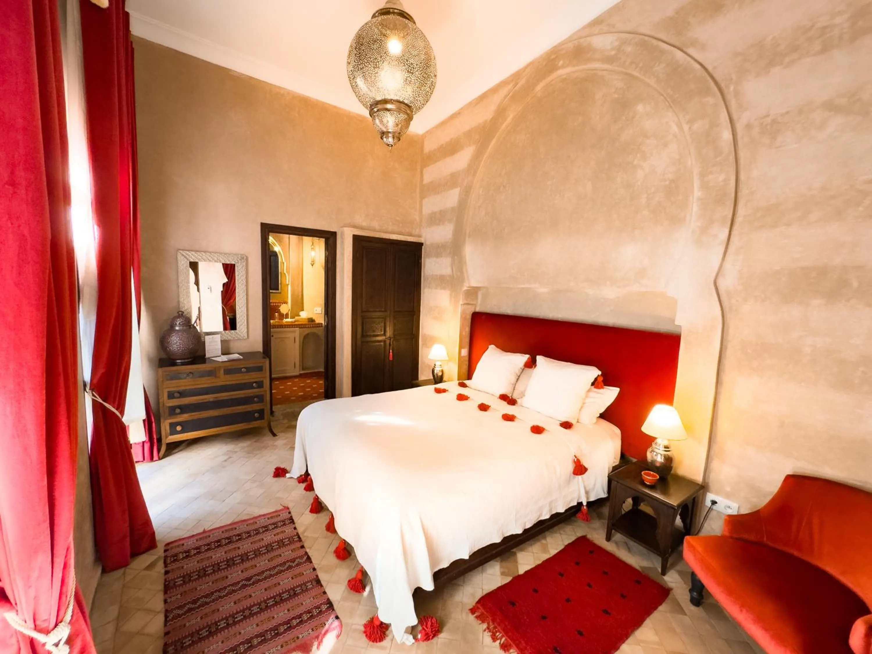 Bed in Riad Selouane