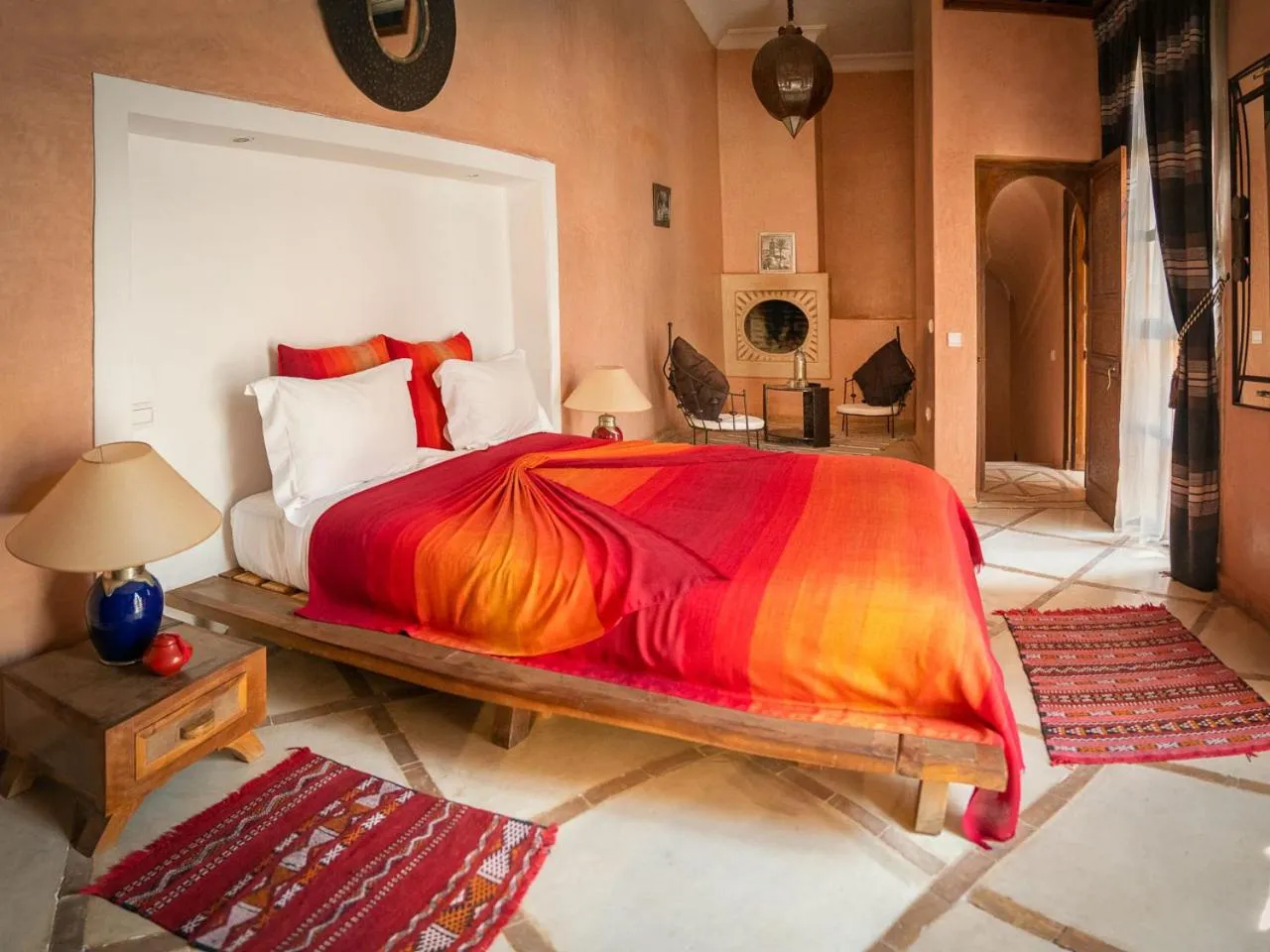 Bed in Riad Selouane