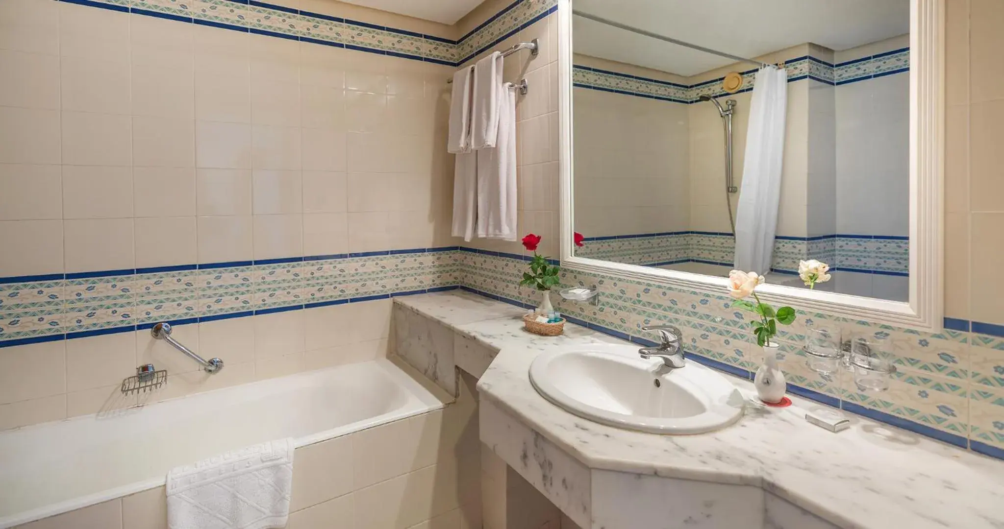 Bathroom in El Mouradi Port El Kantaoui Bathroom in El Mouradi Port El Kantaoui