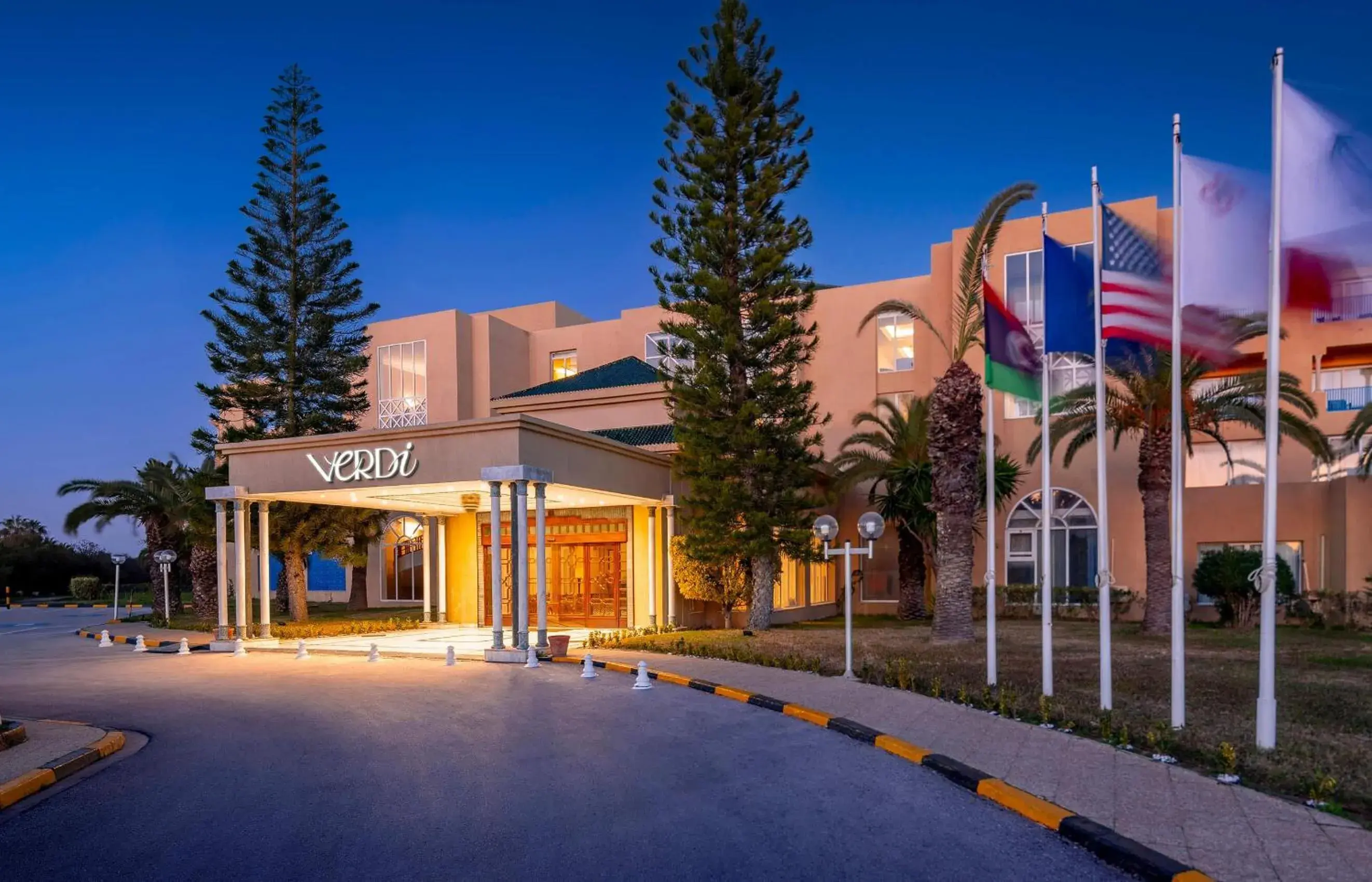 Property building in Verdi Tunis Beach Resort Property building in Verdi Tunis Beach Resort