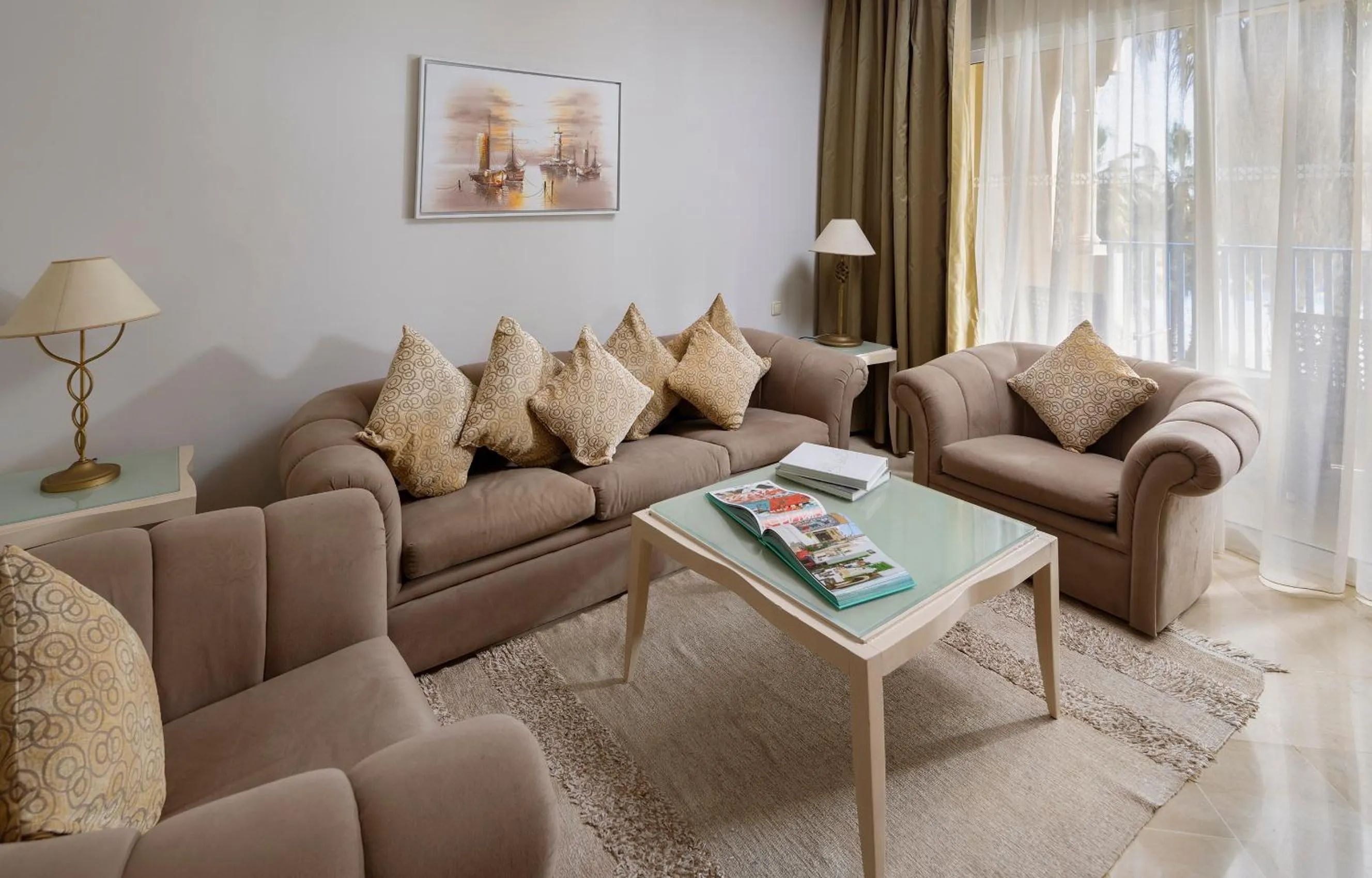 Living room in Verdi Tunis Beach Resort