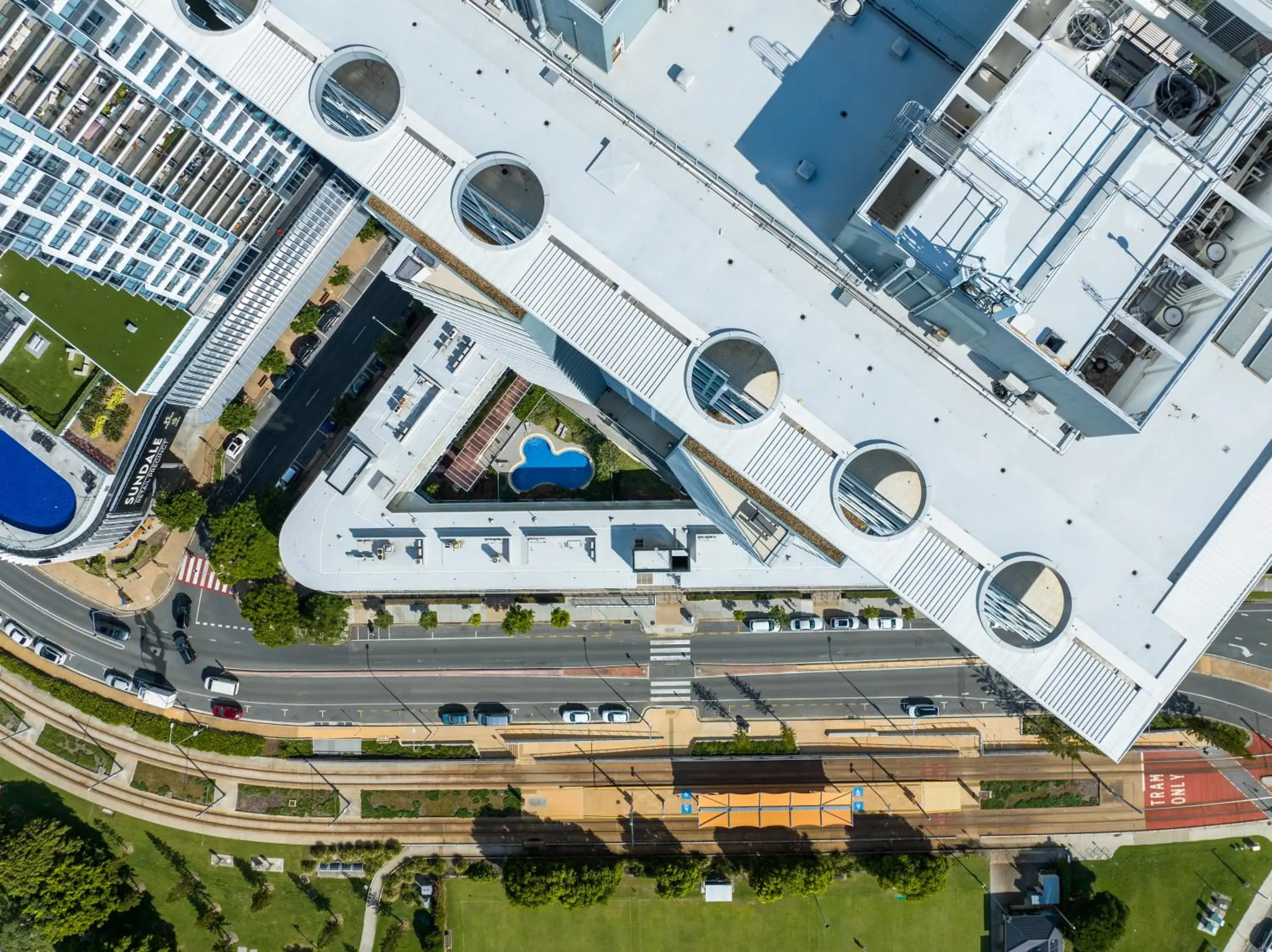 Bird's eye view in Brighton Shores Bird's eye view in Brighton Shores