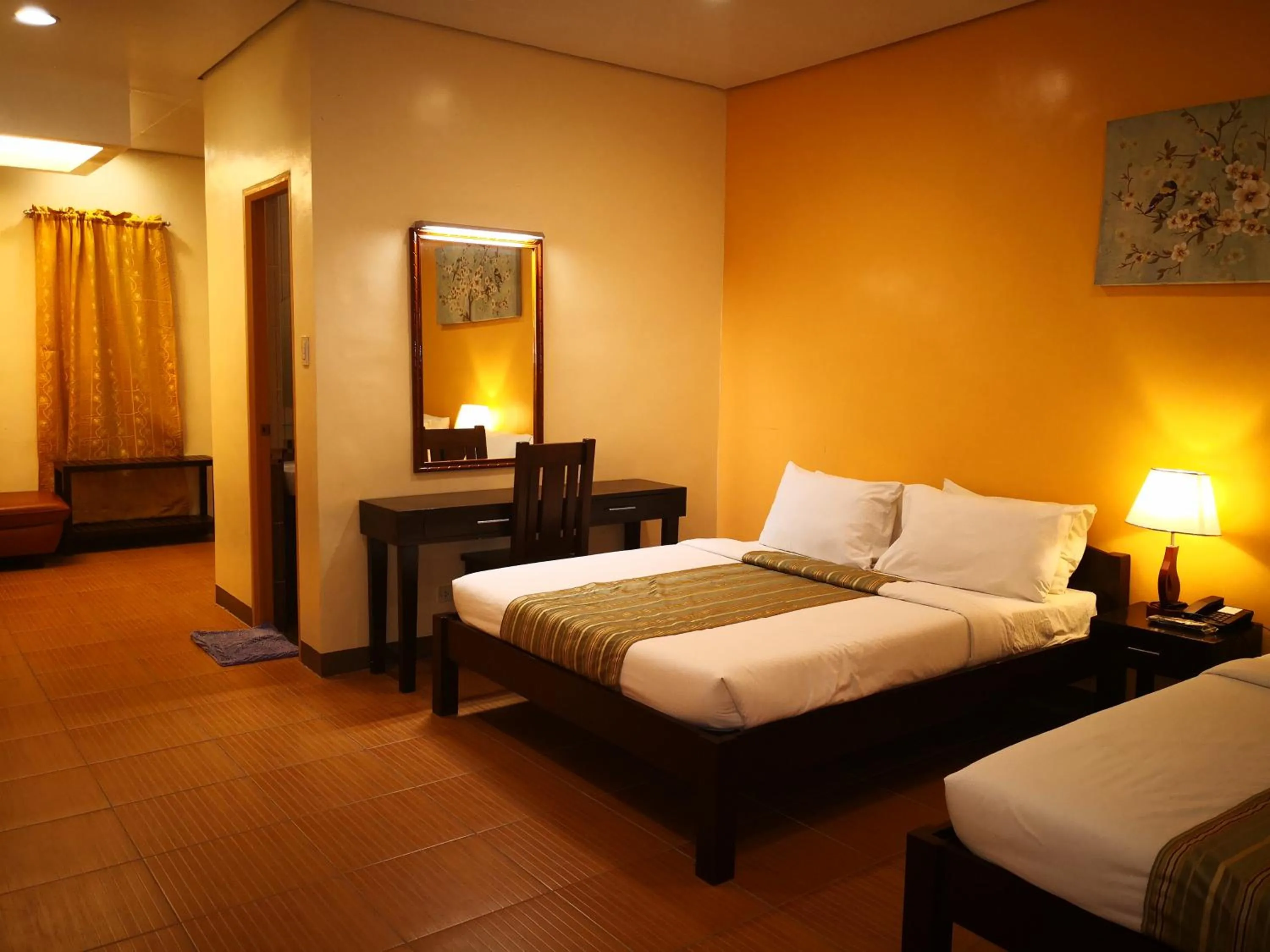 Bed in Sea Garden Resort Iloilo