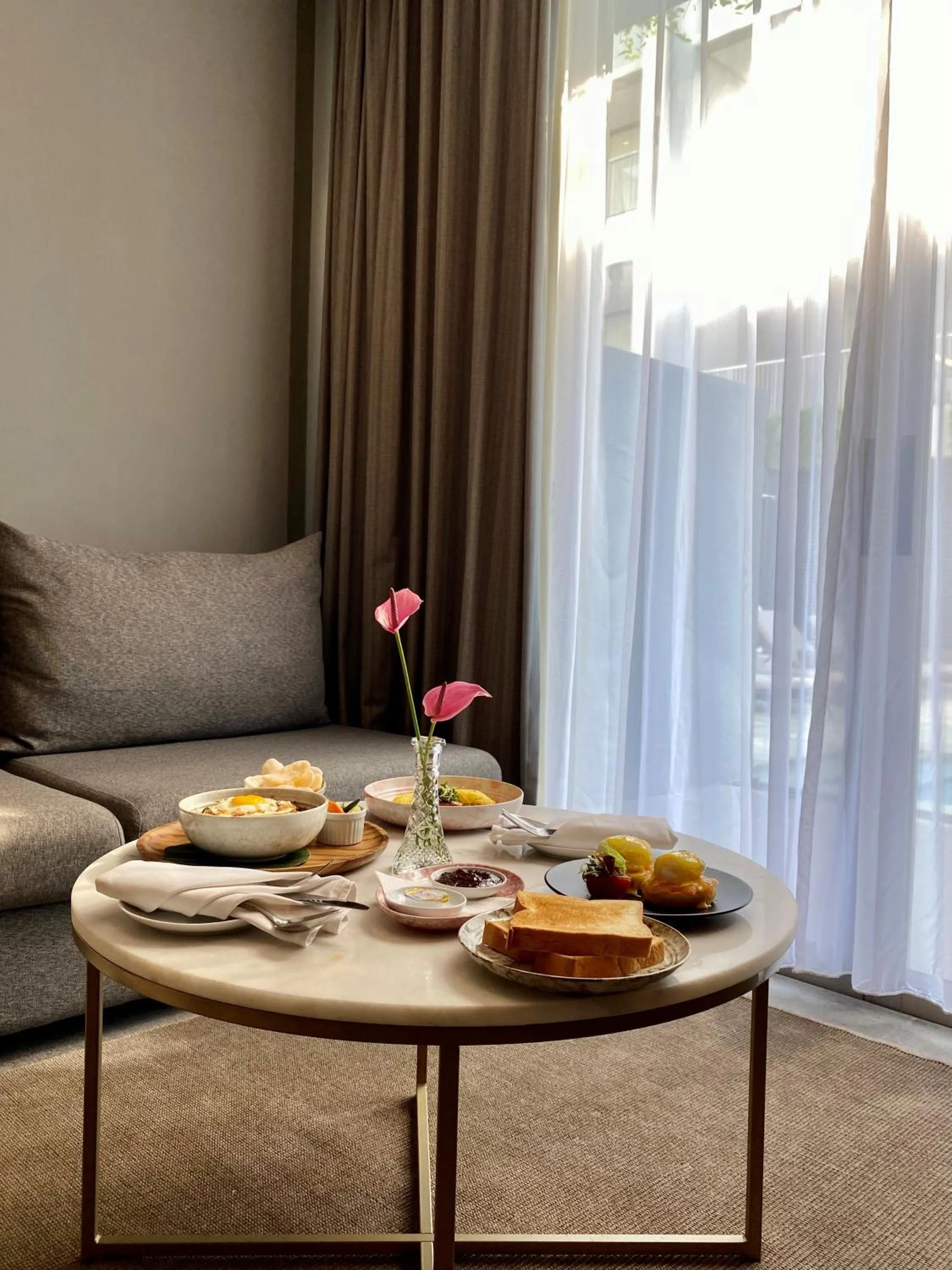 Breakfast in Kanvaz Village Resort Seminyak