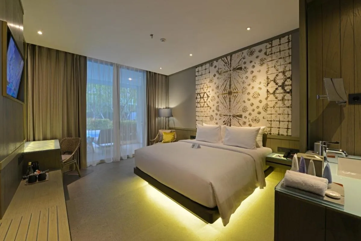 Bed in Kanvaz Village Resort Seminyak