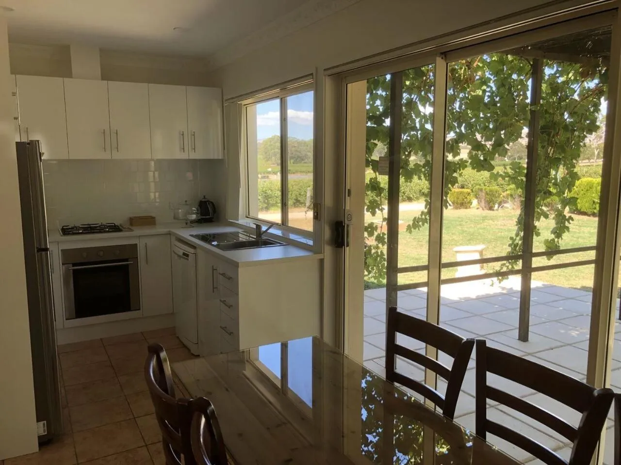 Dining area in Barossa Shiraz Estate