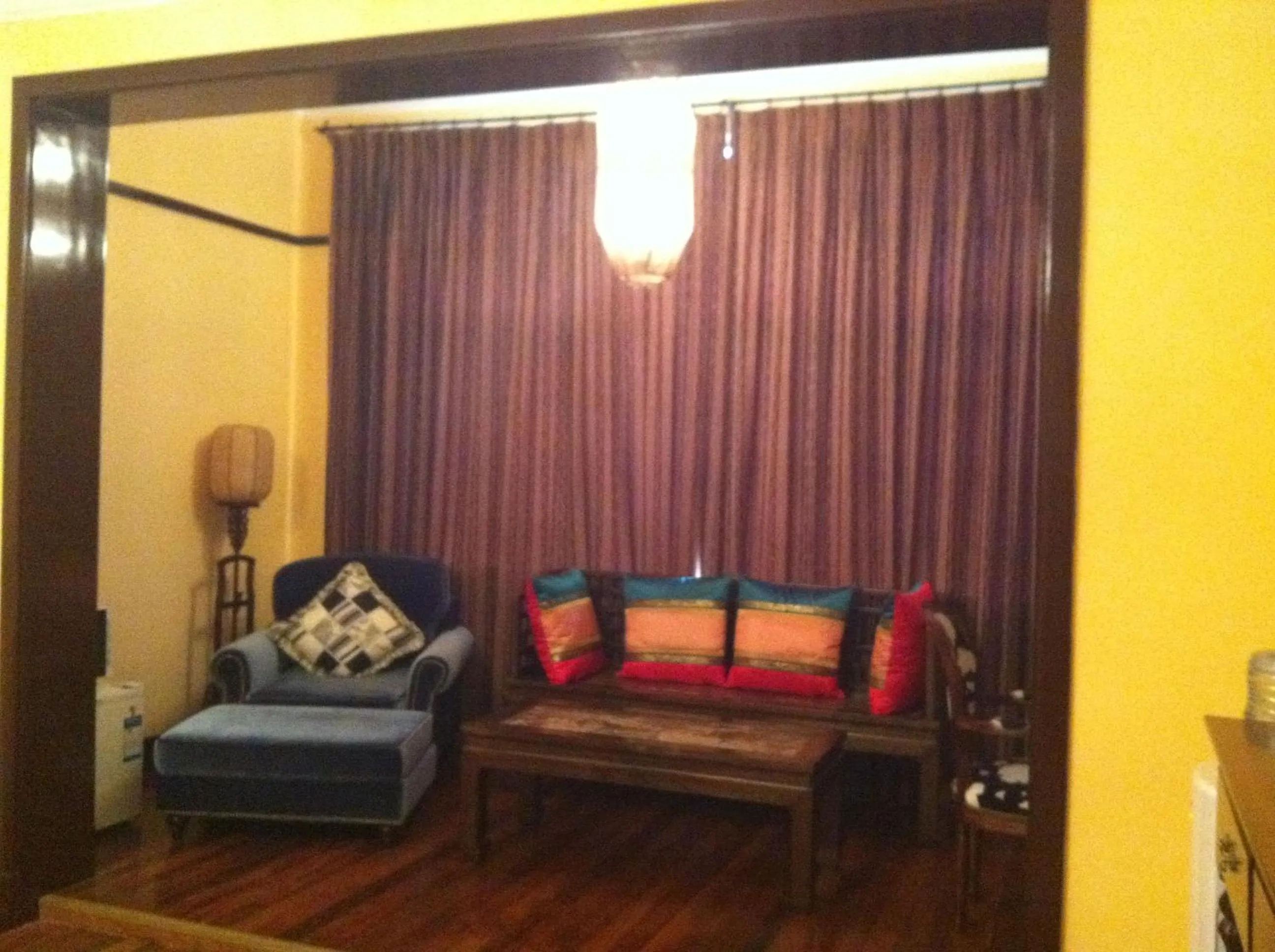 Seating area, Bed in Kevin's Old House