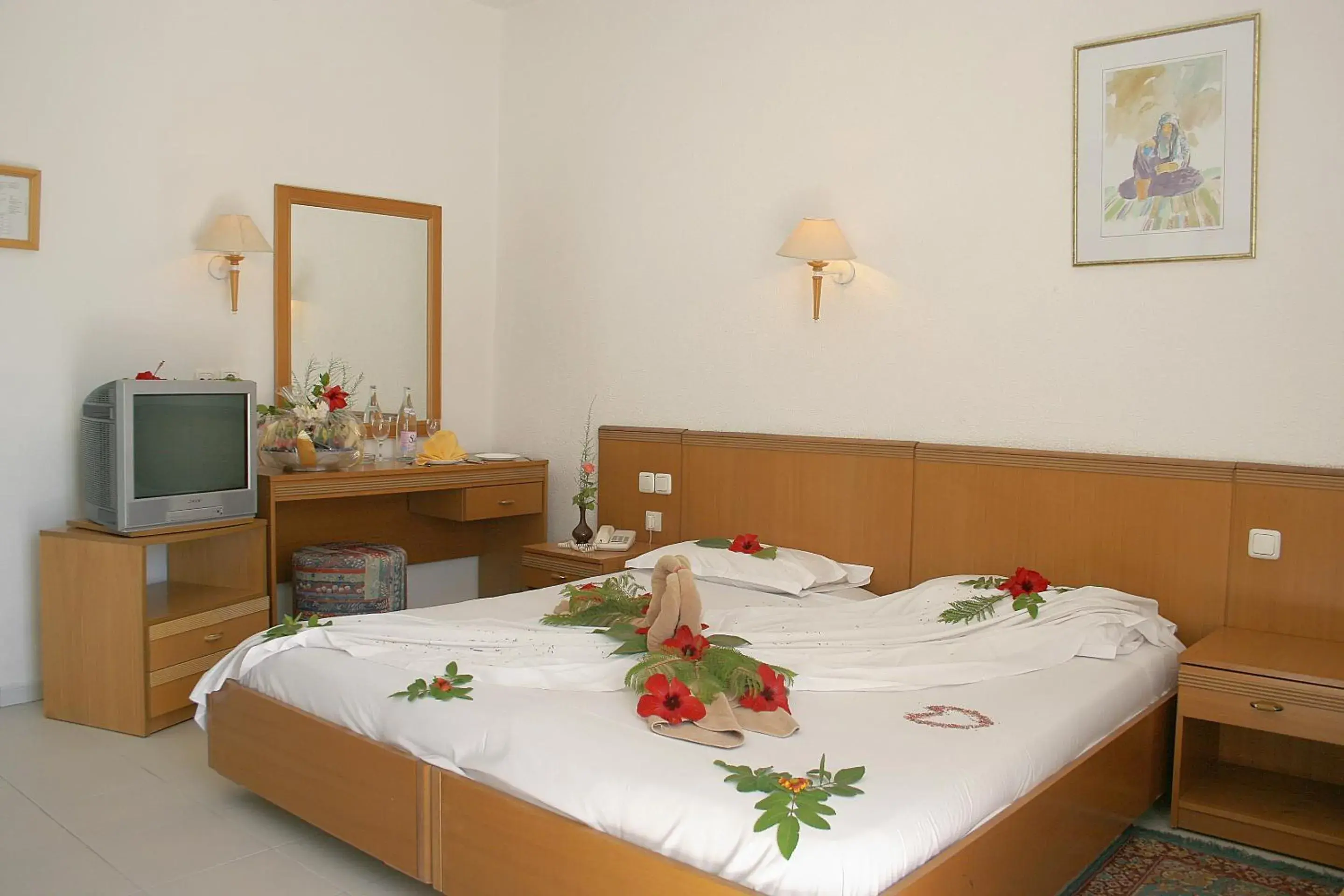 Bedroom, Bed in El Mouradi Club Selima Bedroom, Bed in El Mouradi Club Selima