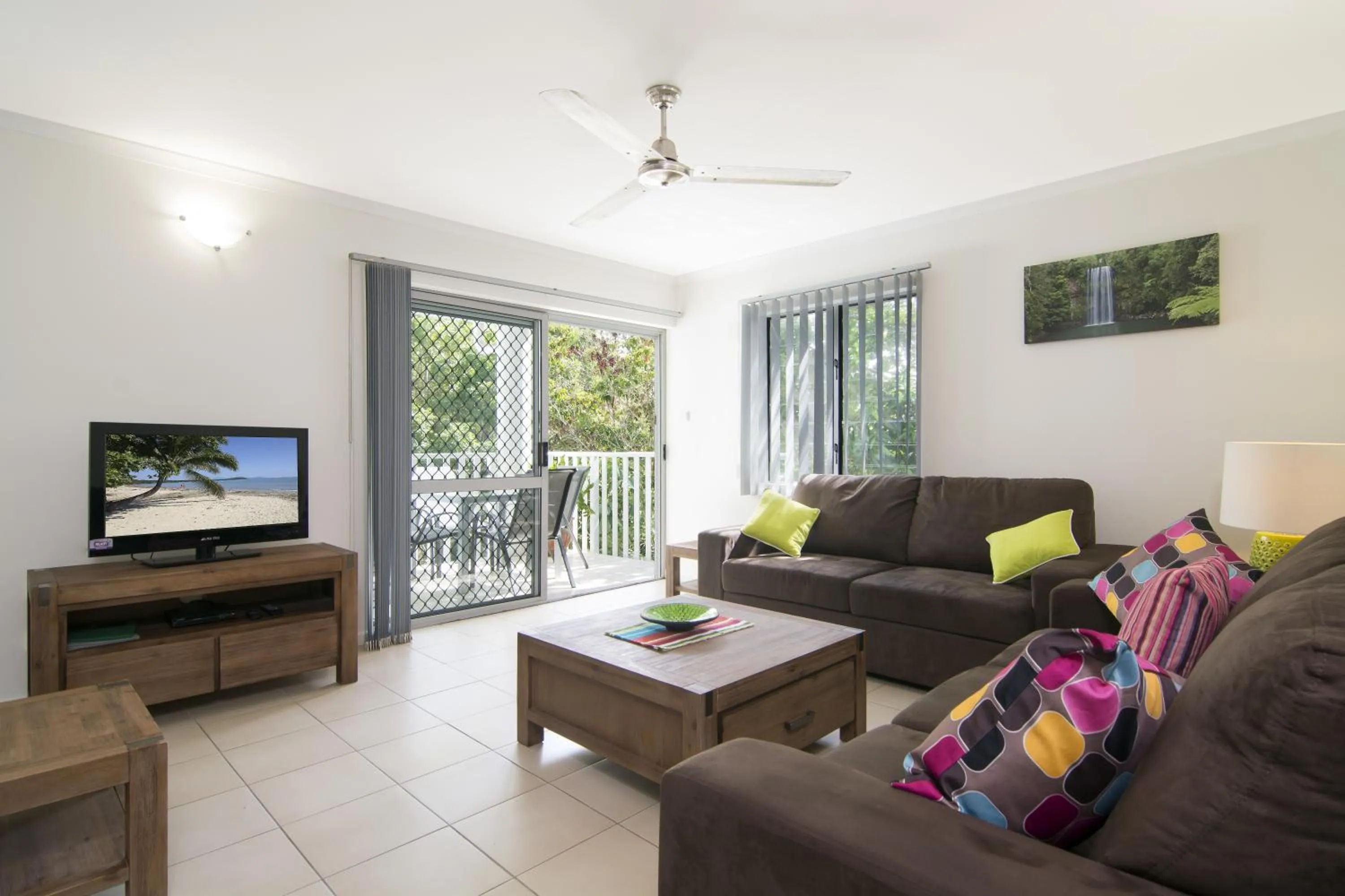 Seating area in Outrigger Apartments Port Douglas