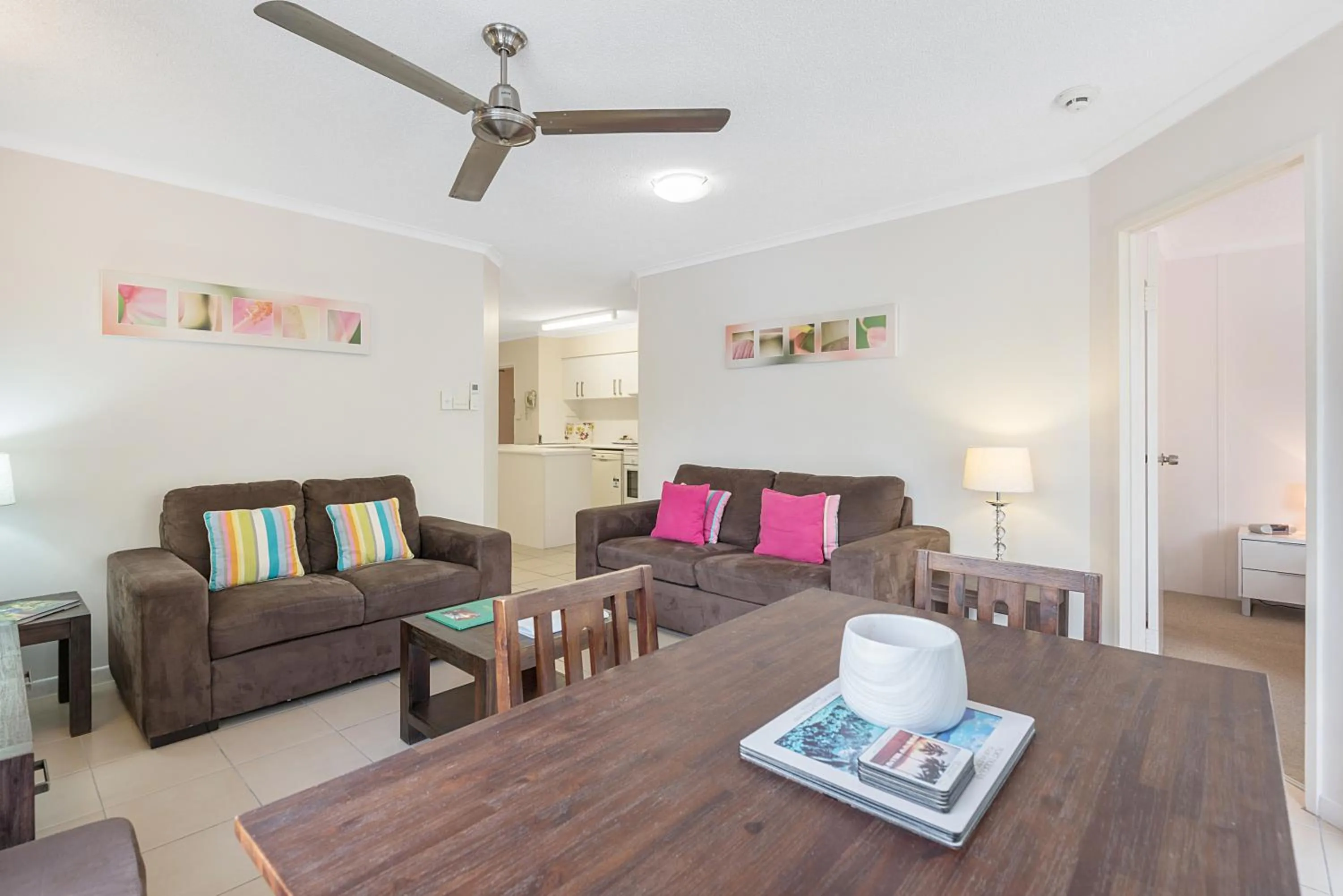 Living room in Outrigger Apartments Port Douglas