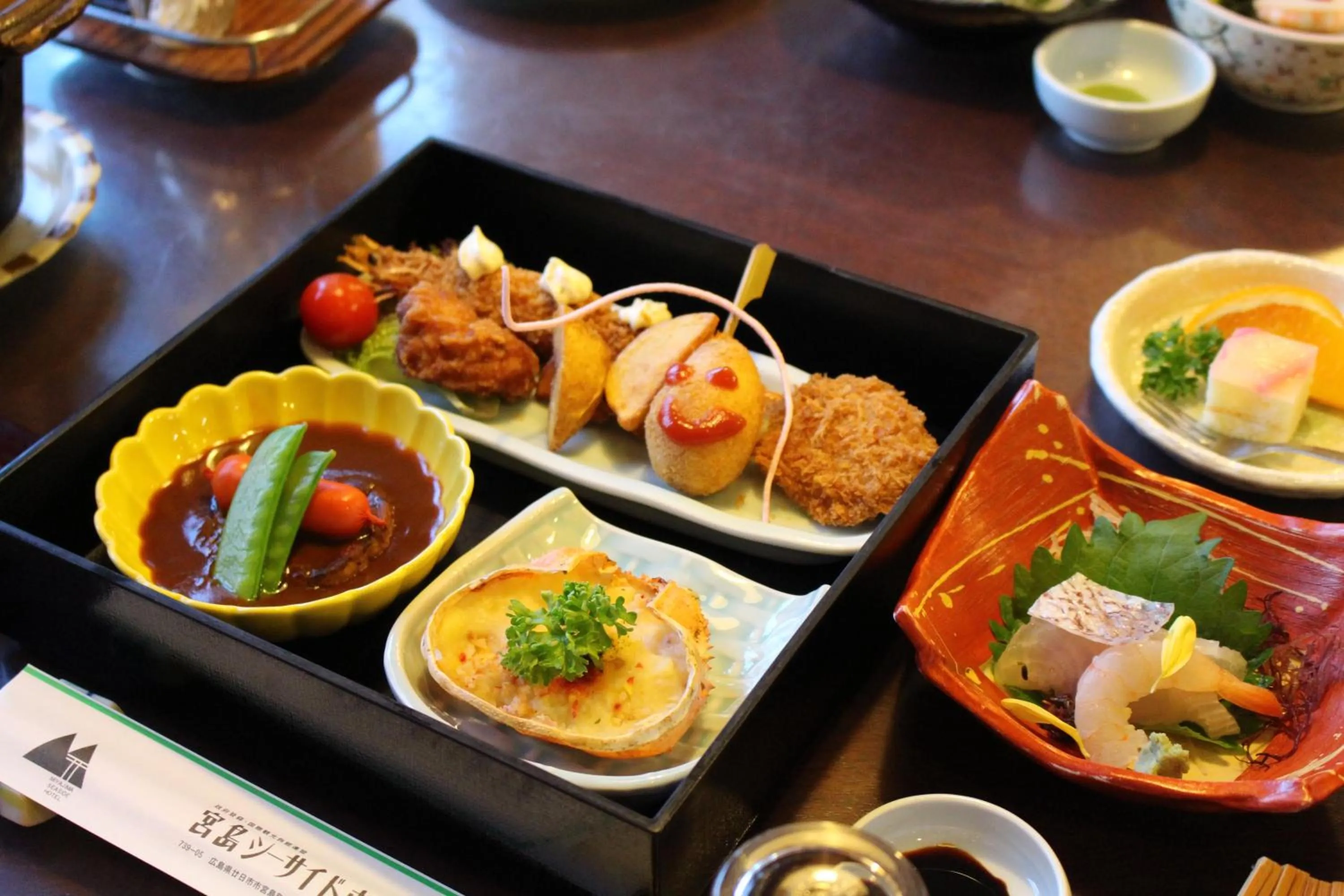 Meals in Miyajima Seaside Hotel