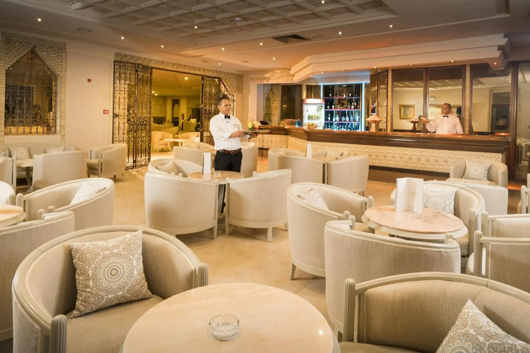 Lounge or bar in Palm Beach Palace Tozeur Lounge or bar in Palm Beach Palace Tozeur