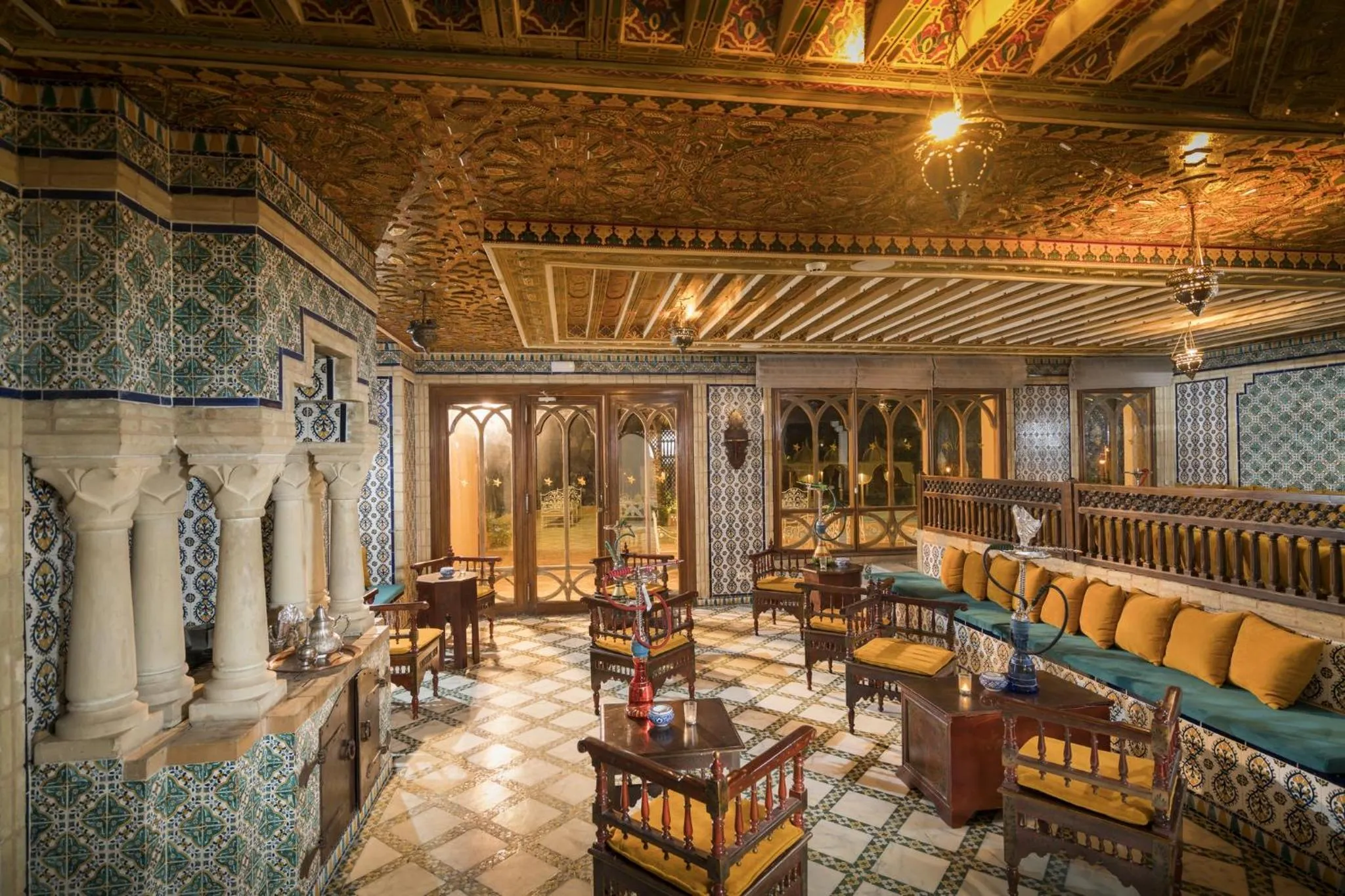 Lounge or bar in Palm Beach Palace Tozeur