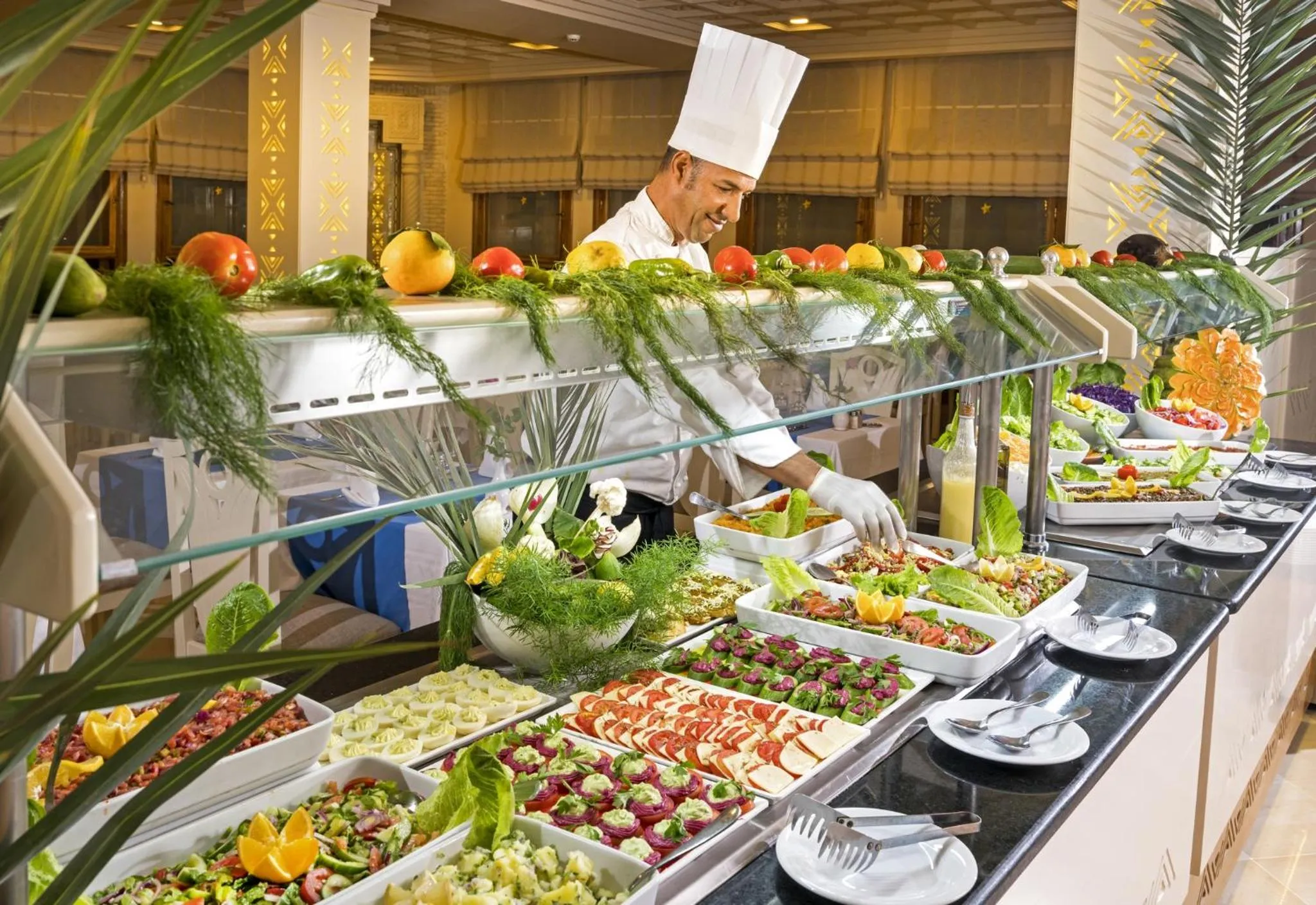 Restaurant/places to eat in Palm Beach Palace Tozeur