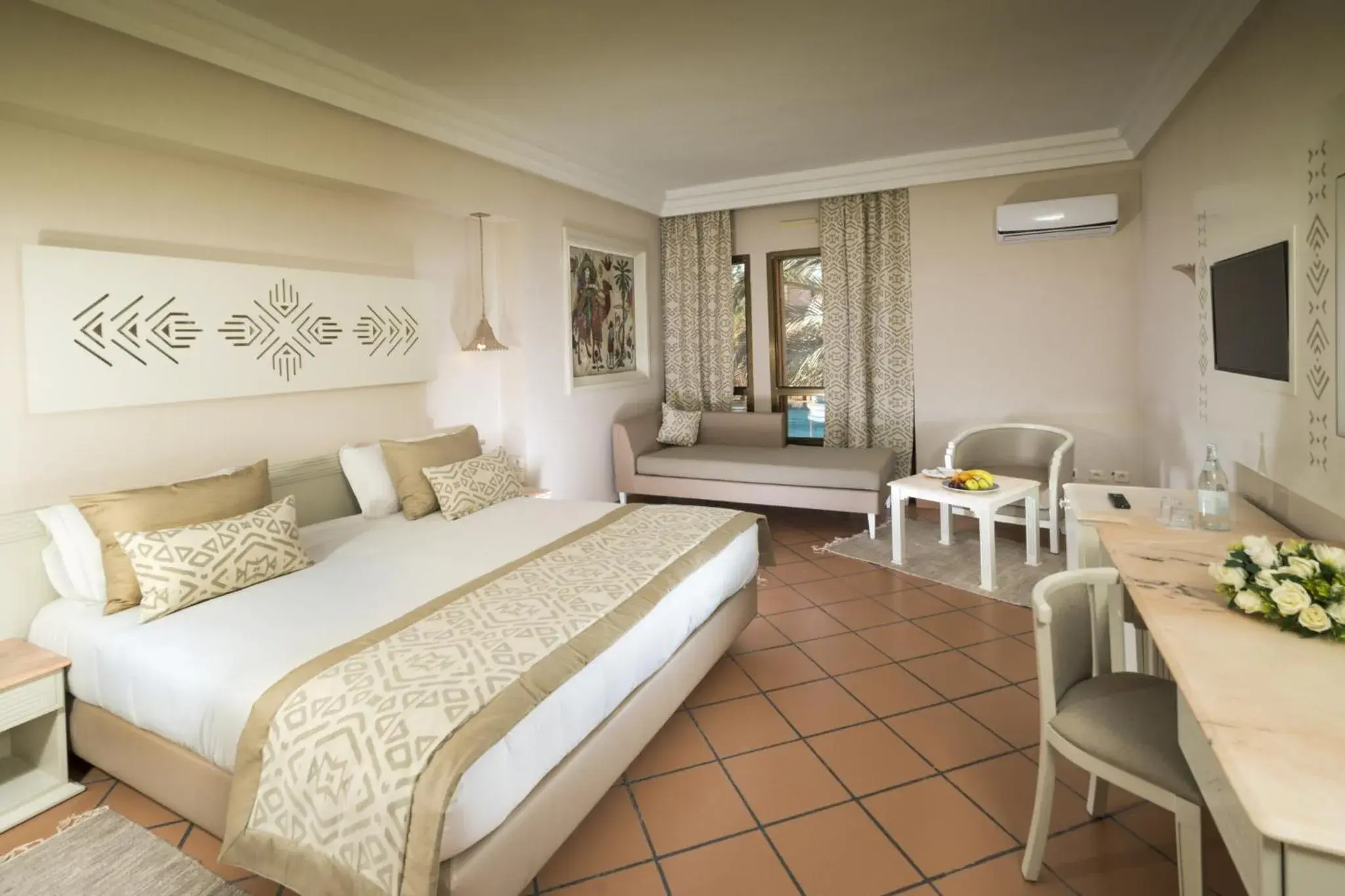 Bed in Palm Beach Palace Tozeur Bed in Palm Beach Palace Tozeur