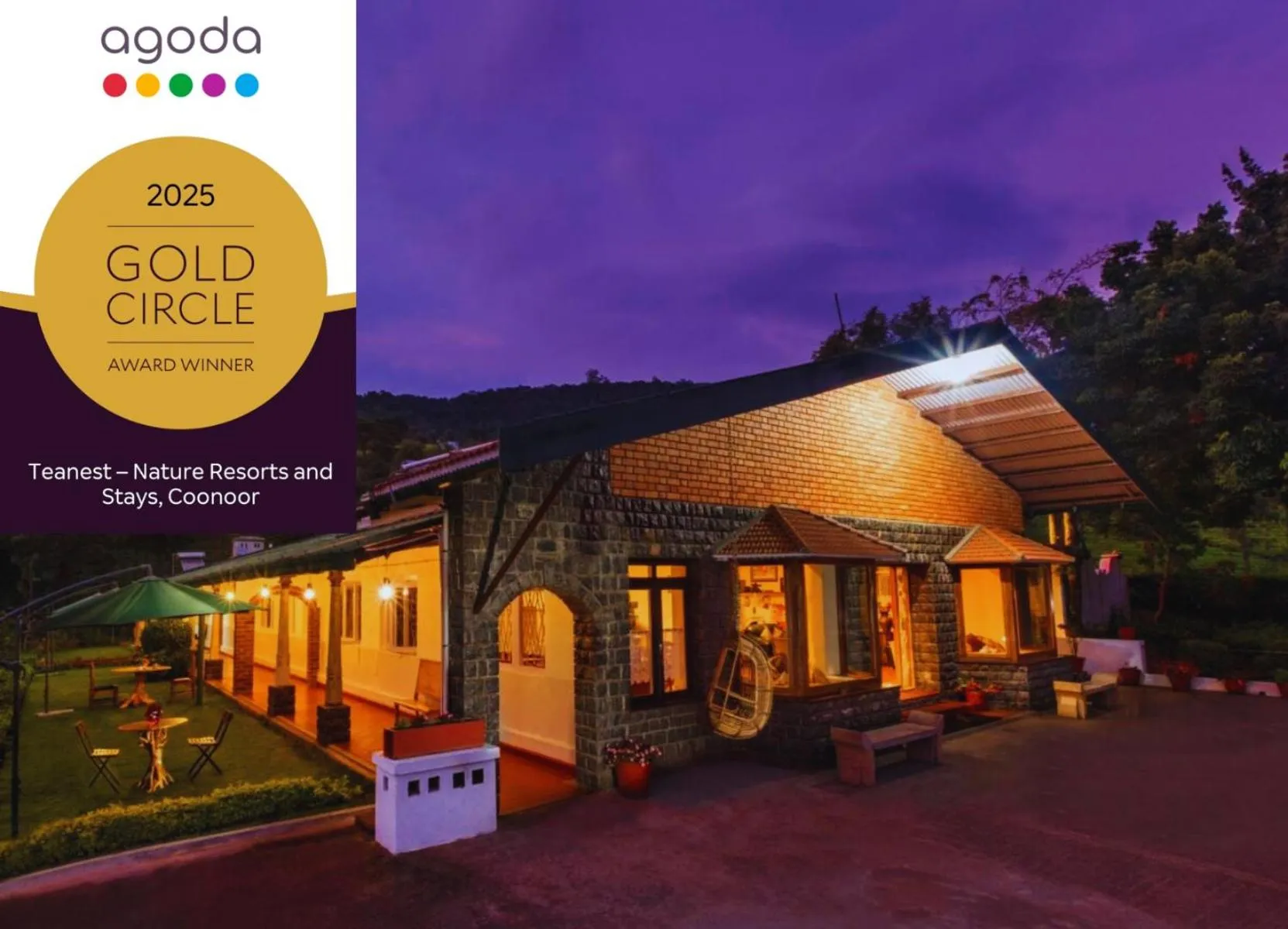 Property building in Teanest by Nature Resorts and Stays