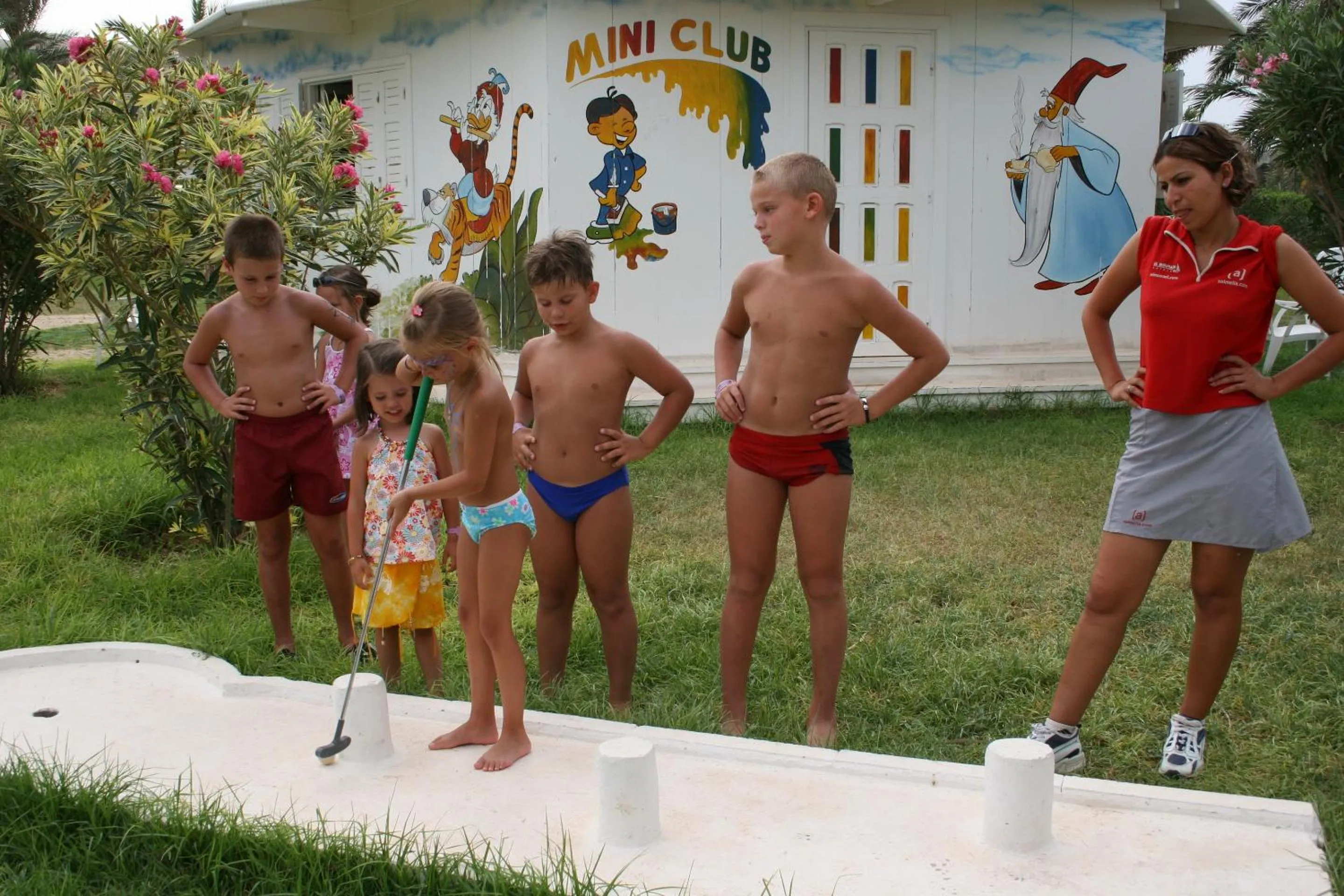 Children play ground in El Mouradi Skanes