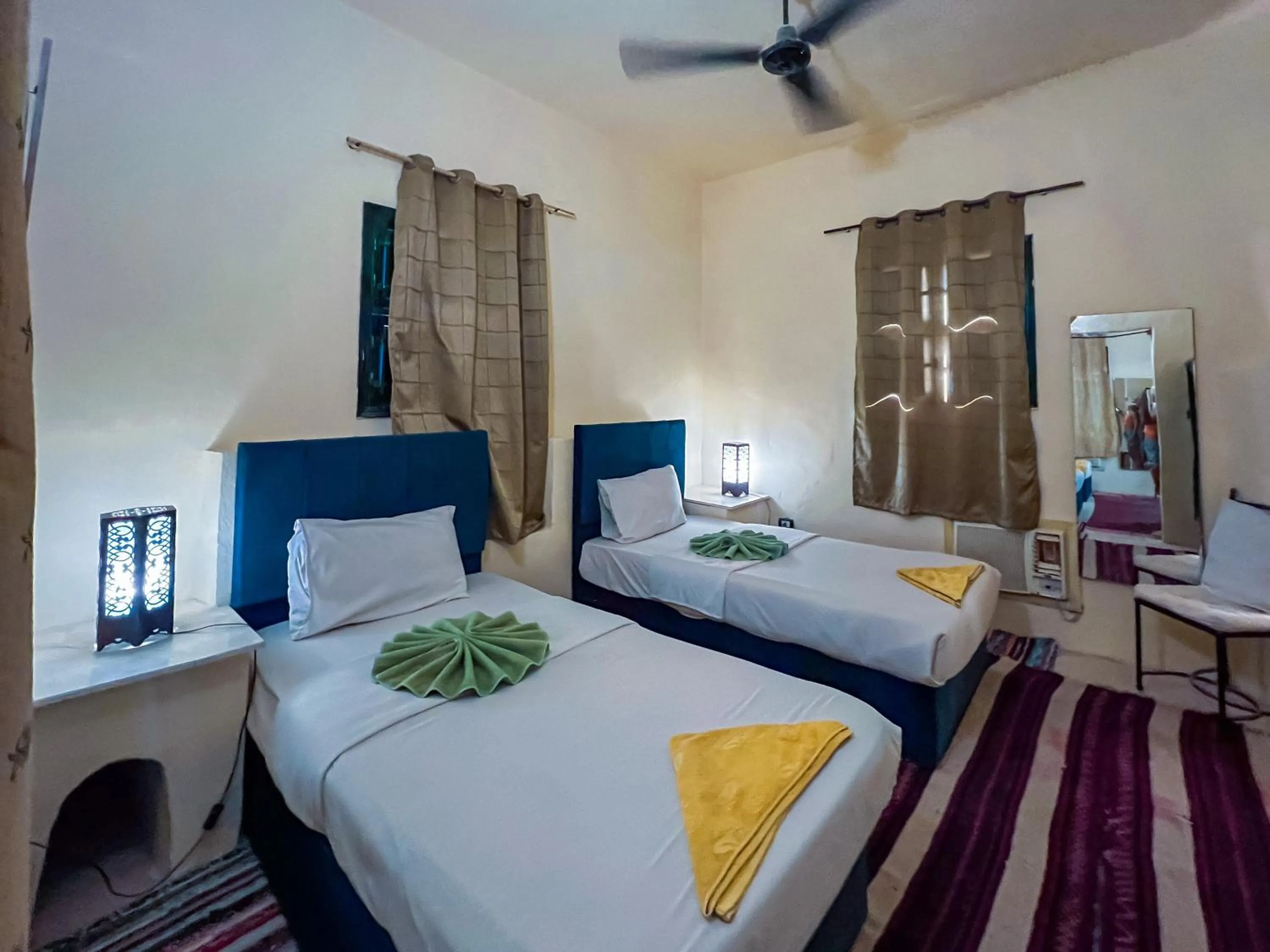 Bed in Siwa Shali Resort