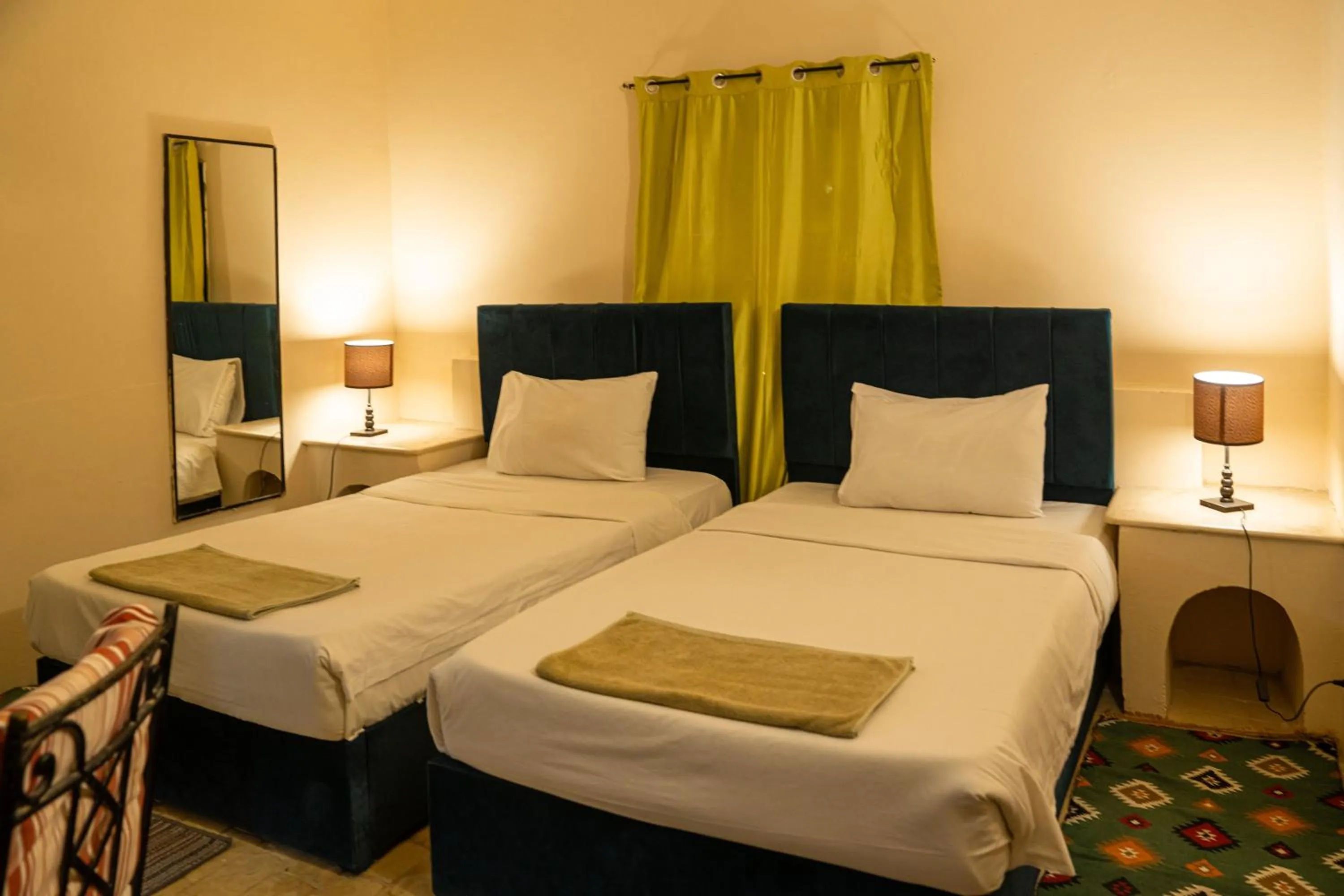 Bed in Siwa Shali Resort