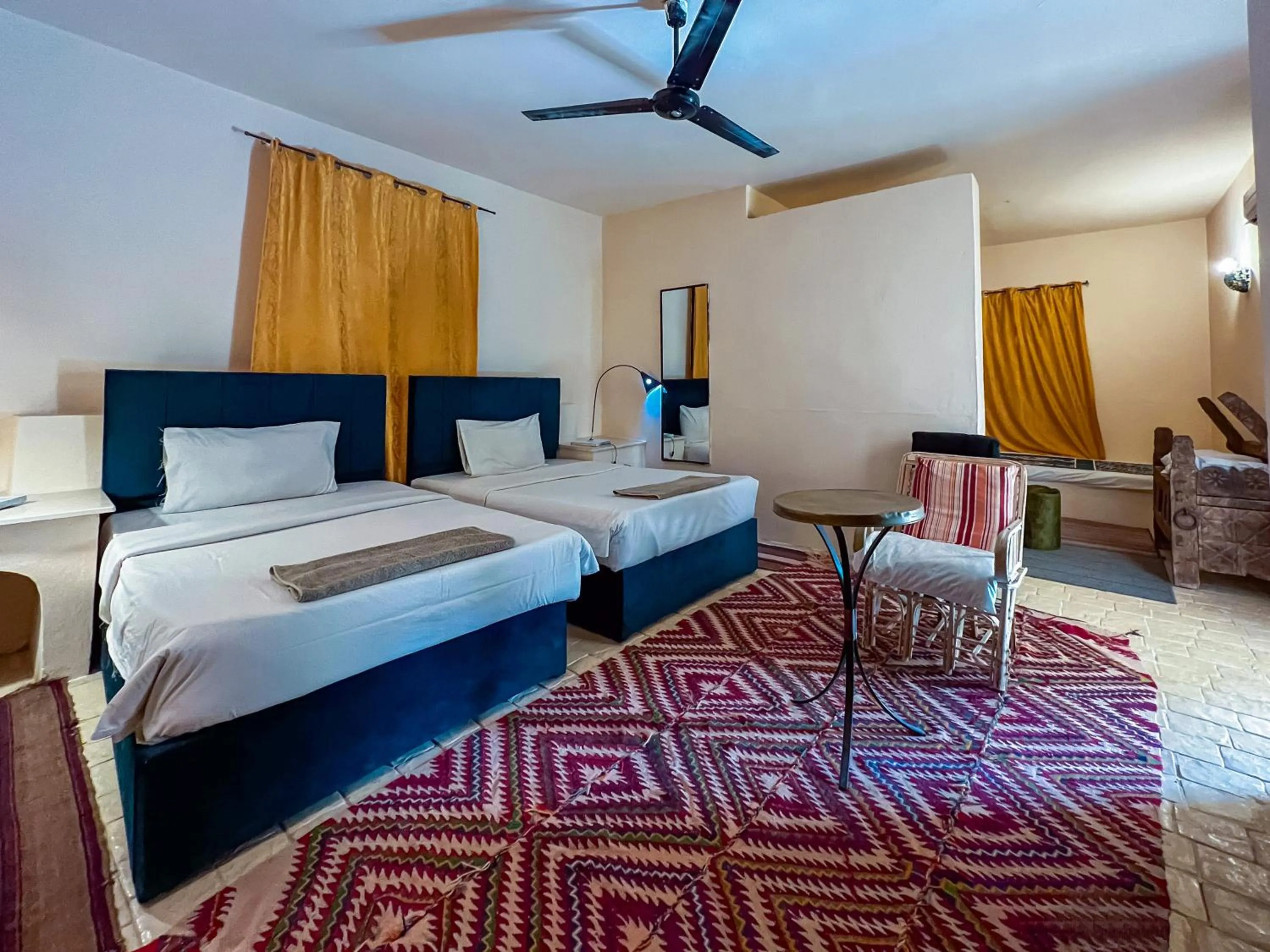 Bed in Siwa Shali Resort