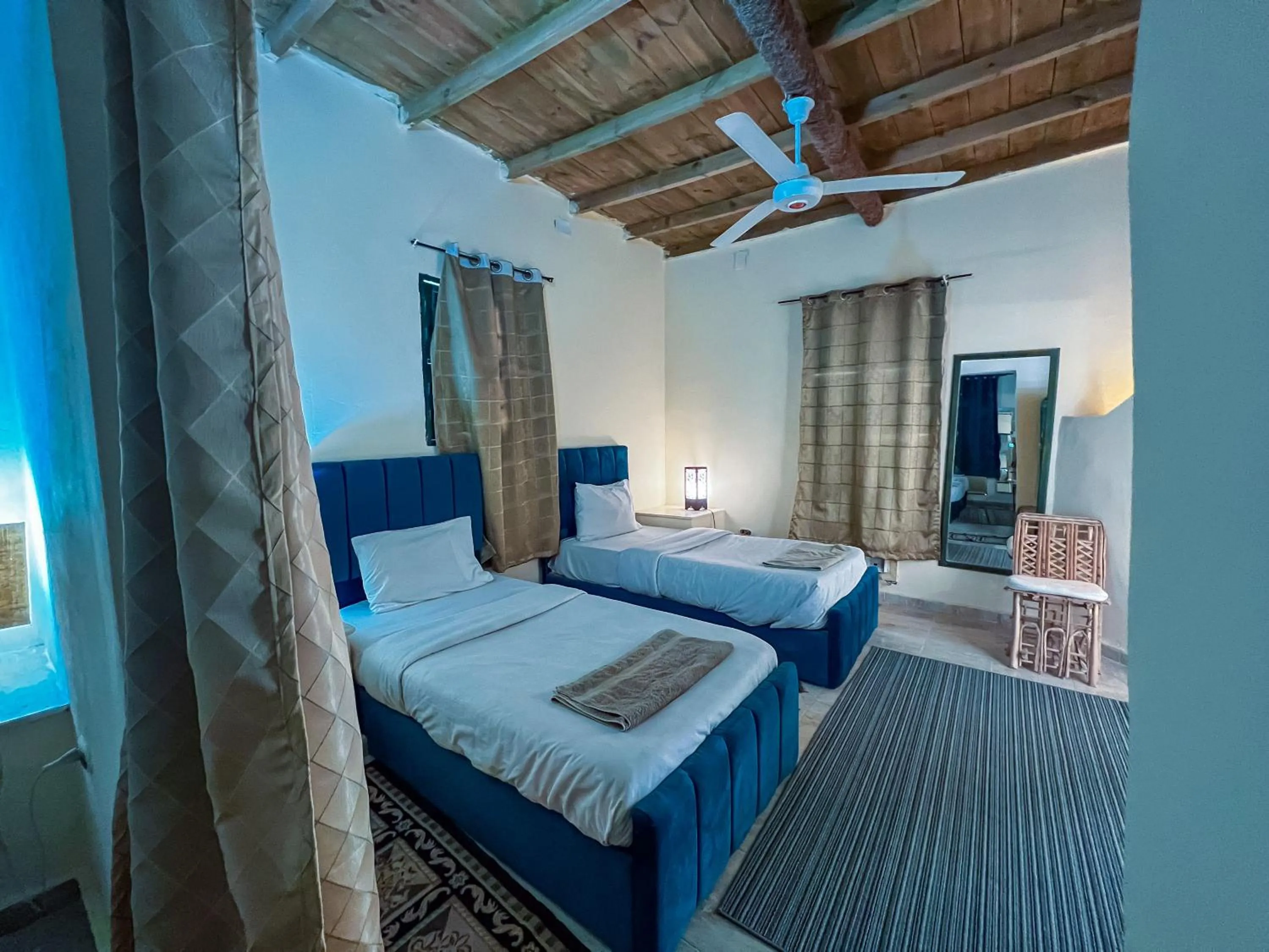 Bed in Siwa Shali Resort