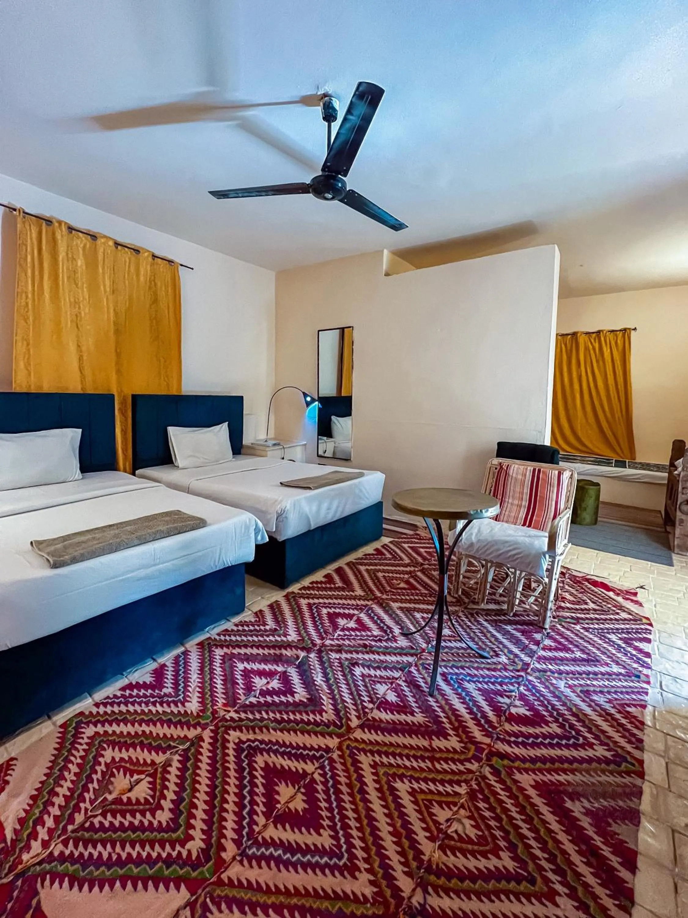 Bed in Siwa Shali Resort