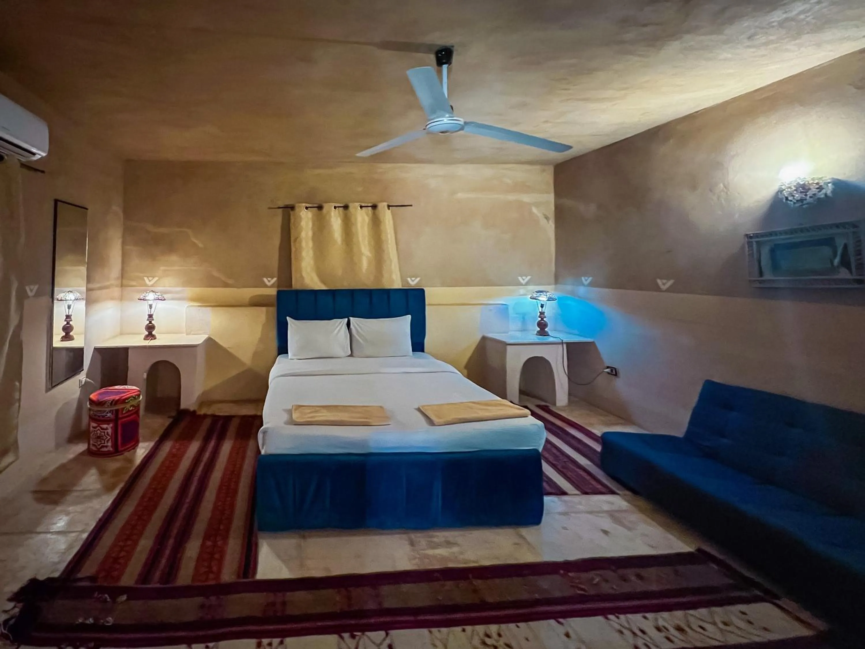 Bed in Siwa Shali Resort