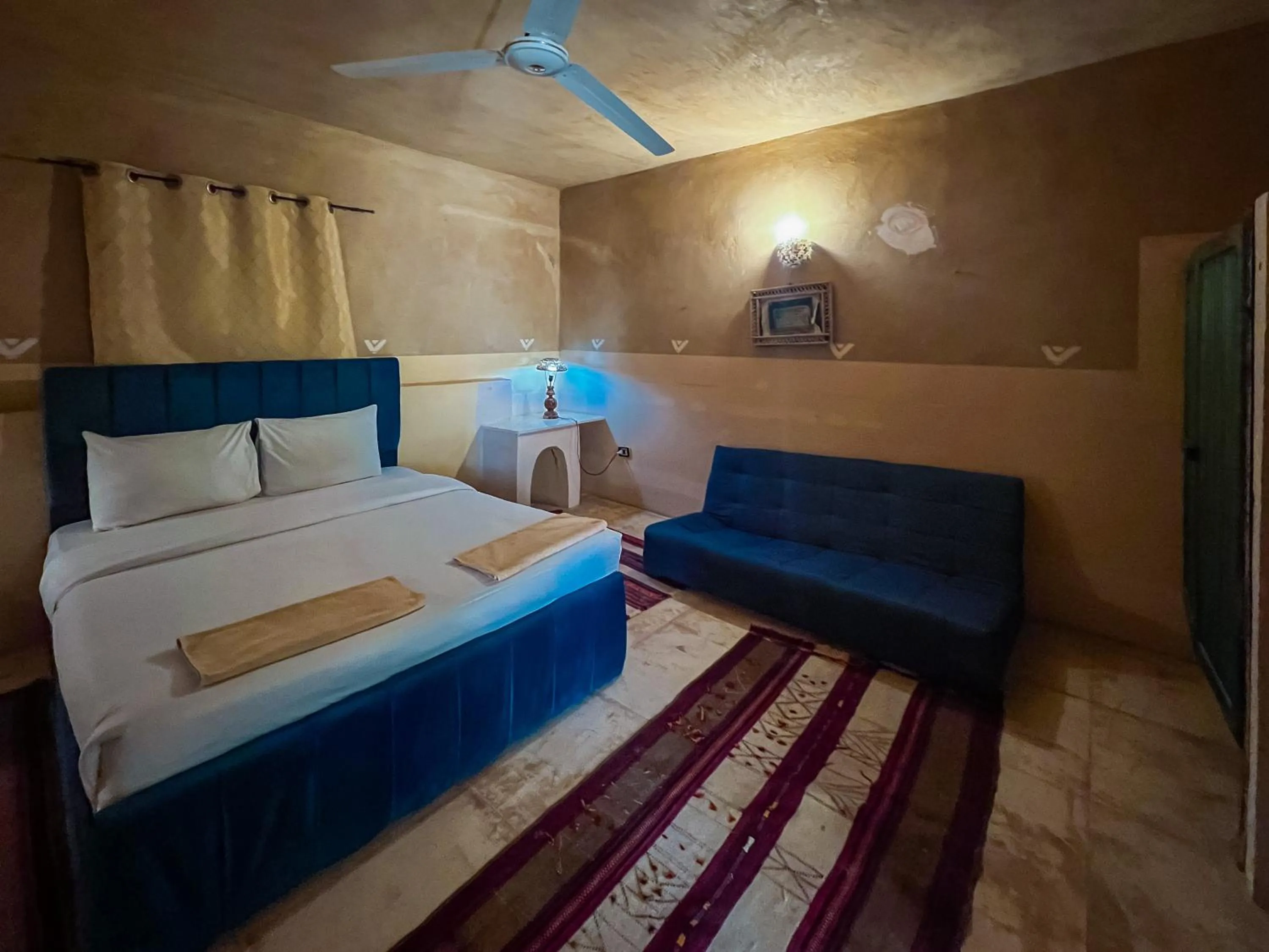 Bed in Siwa Shali Resort