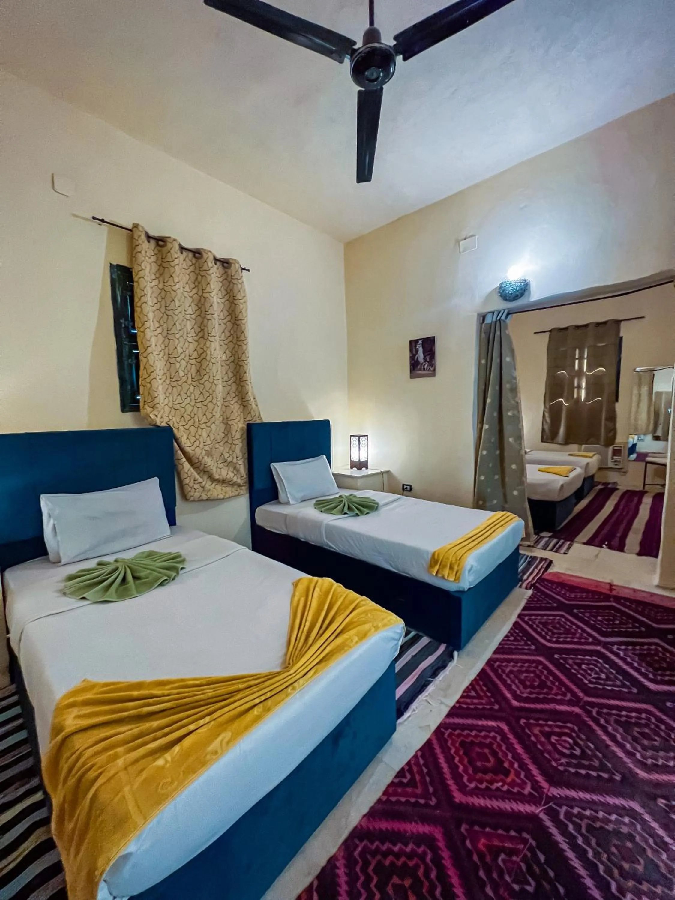 Bed in Siwa Shali Resort