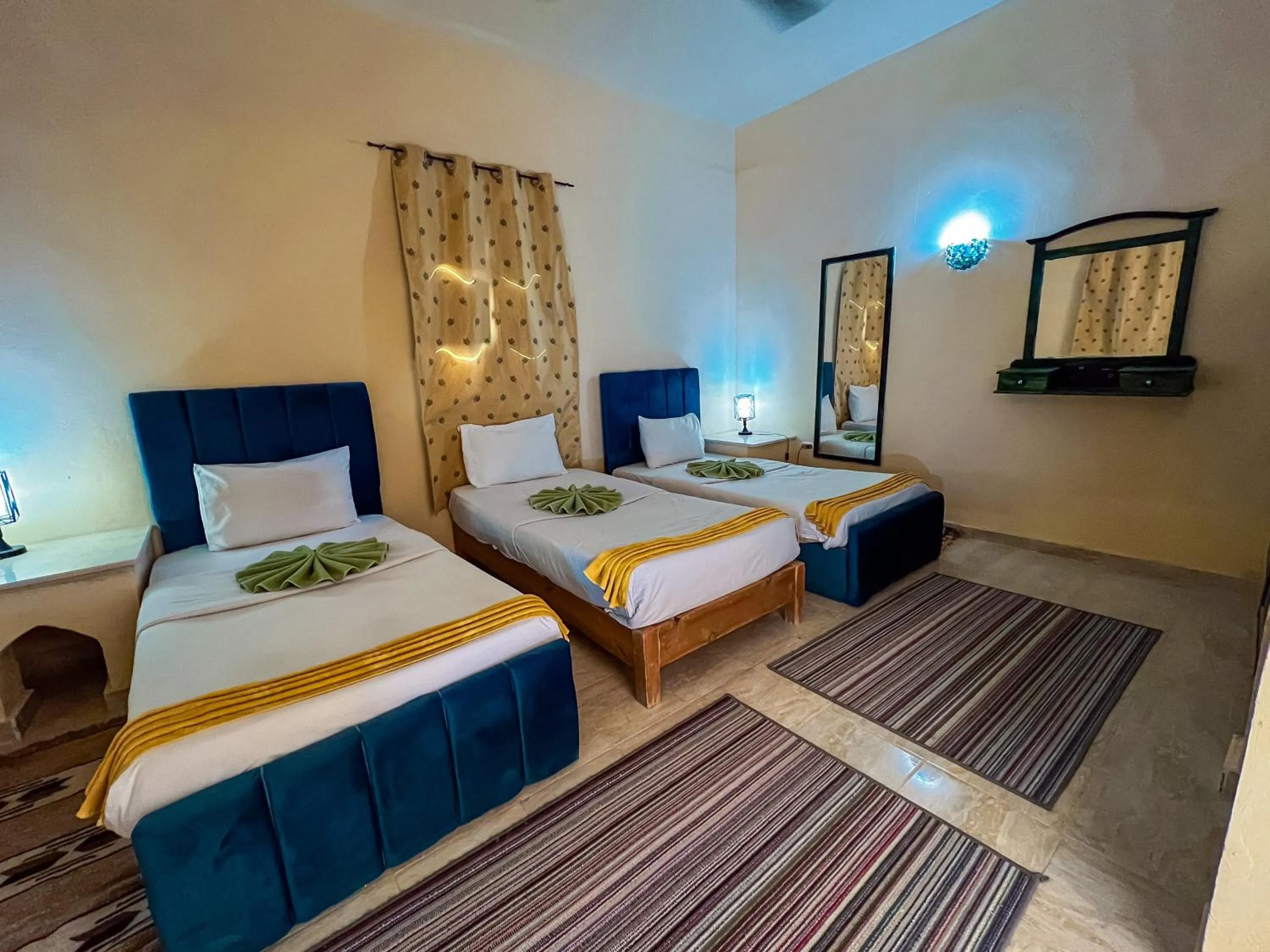Bed in Siwa Shali Resort