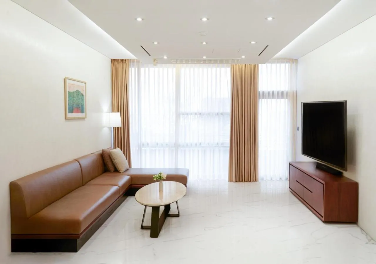 Living room in Lotte Resort Jeju Artvillas