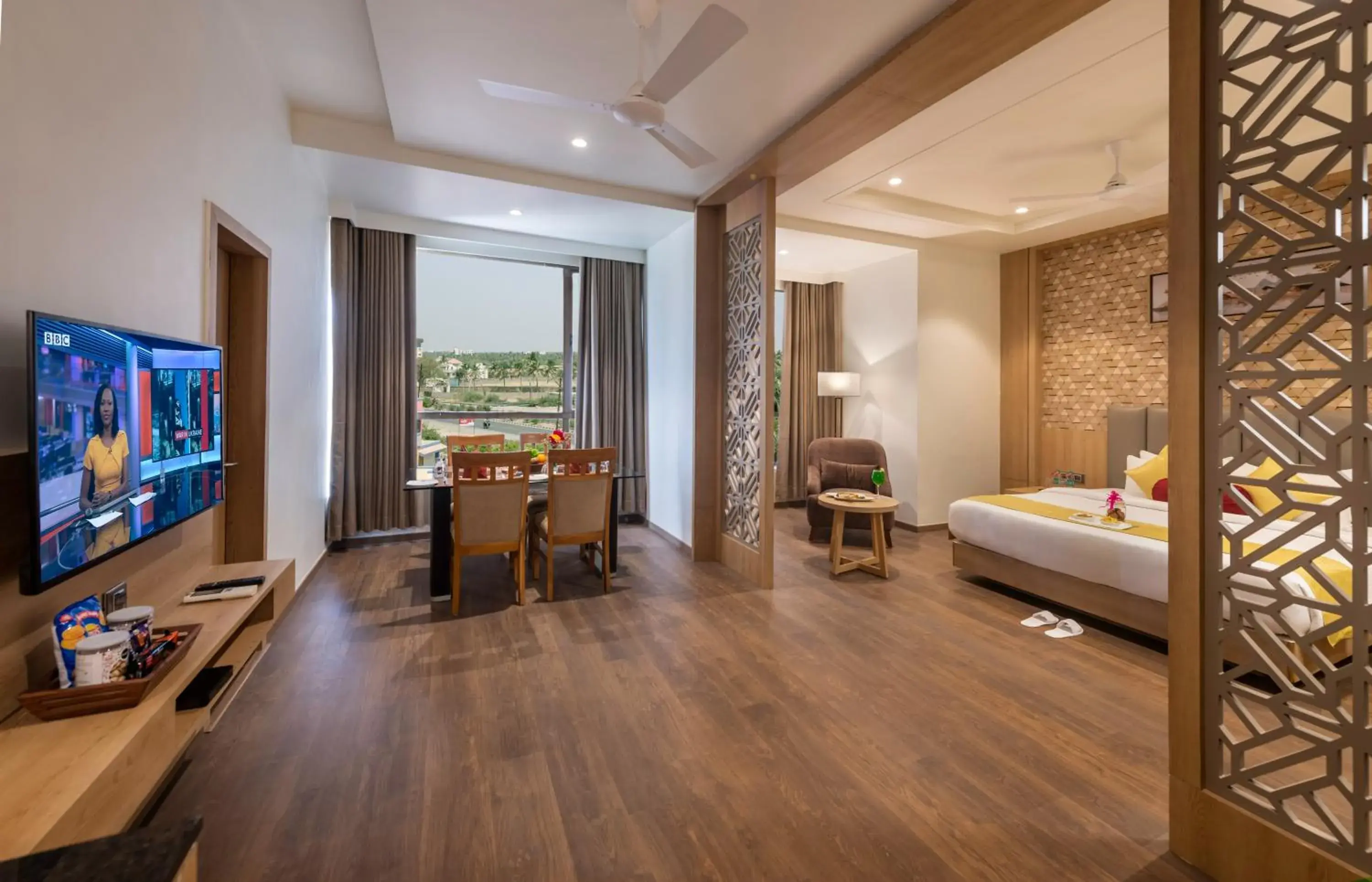 Photo of the whole room, Bed in Lords Inn Somnath Photo of the whole room, Bed in Lords Inn Somnath