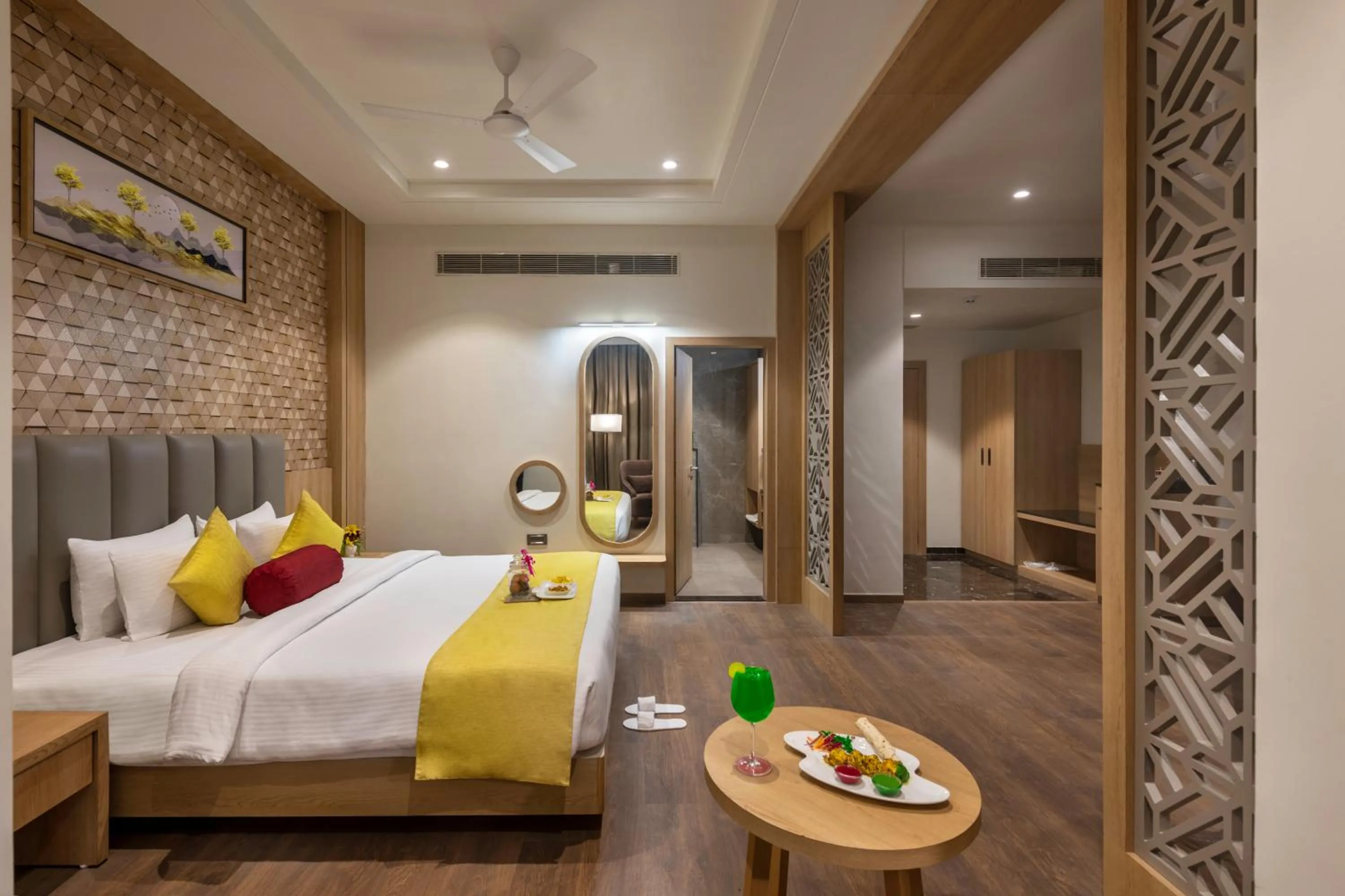 Bed in Lords Inn Somnath