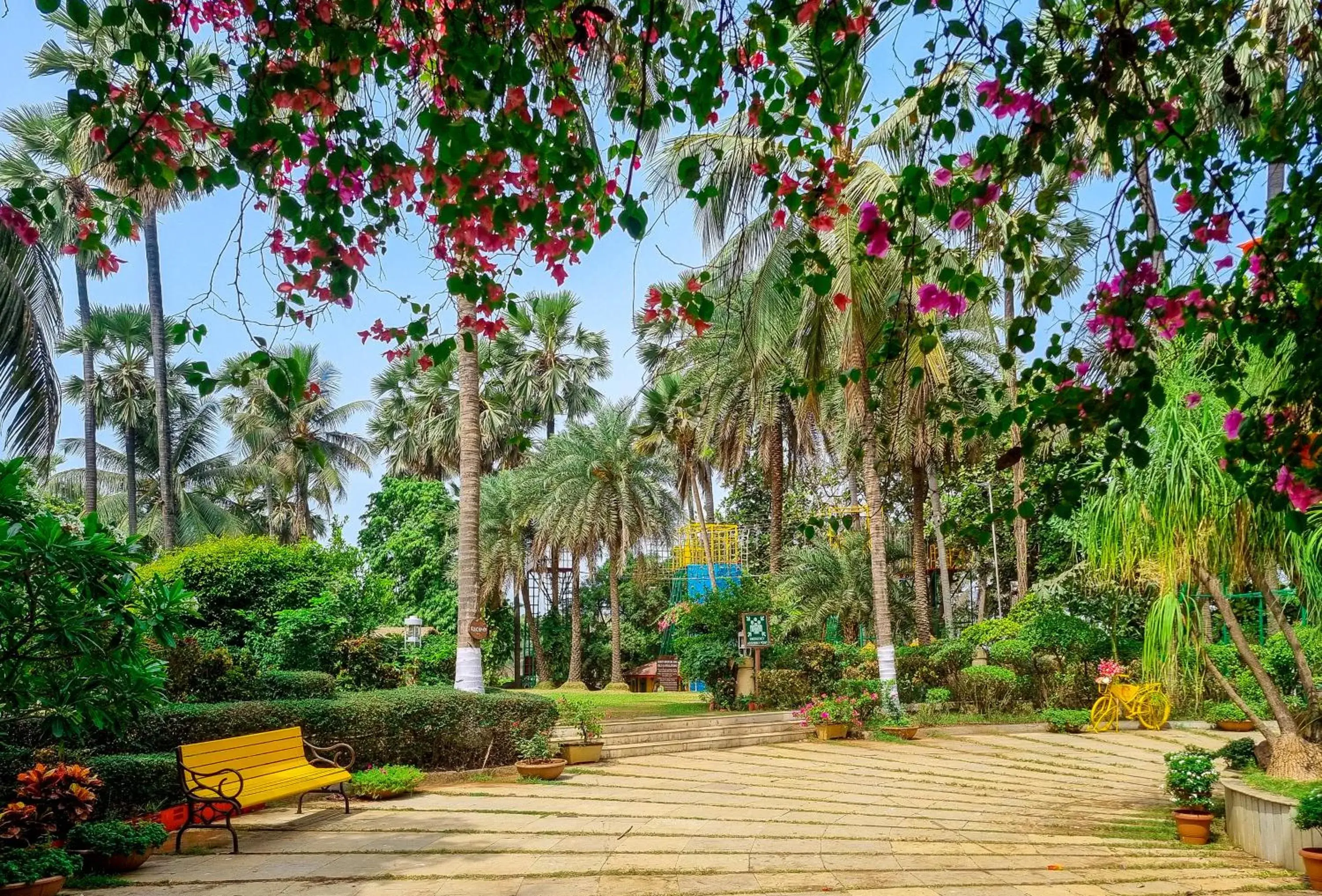 Garden view in The Resort Garden view in The Resort