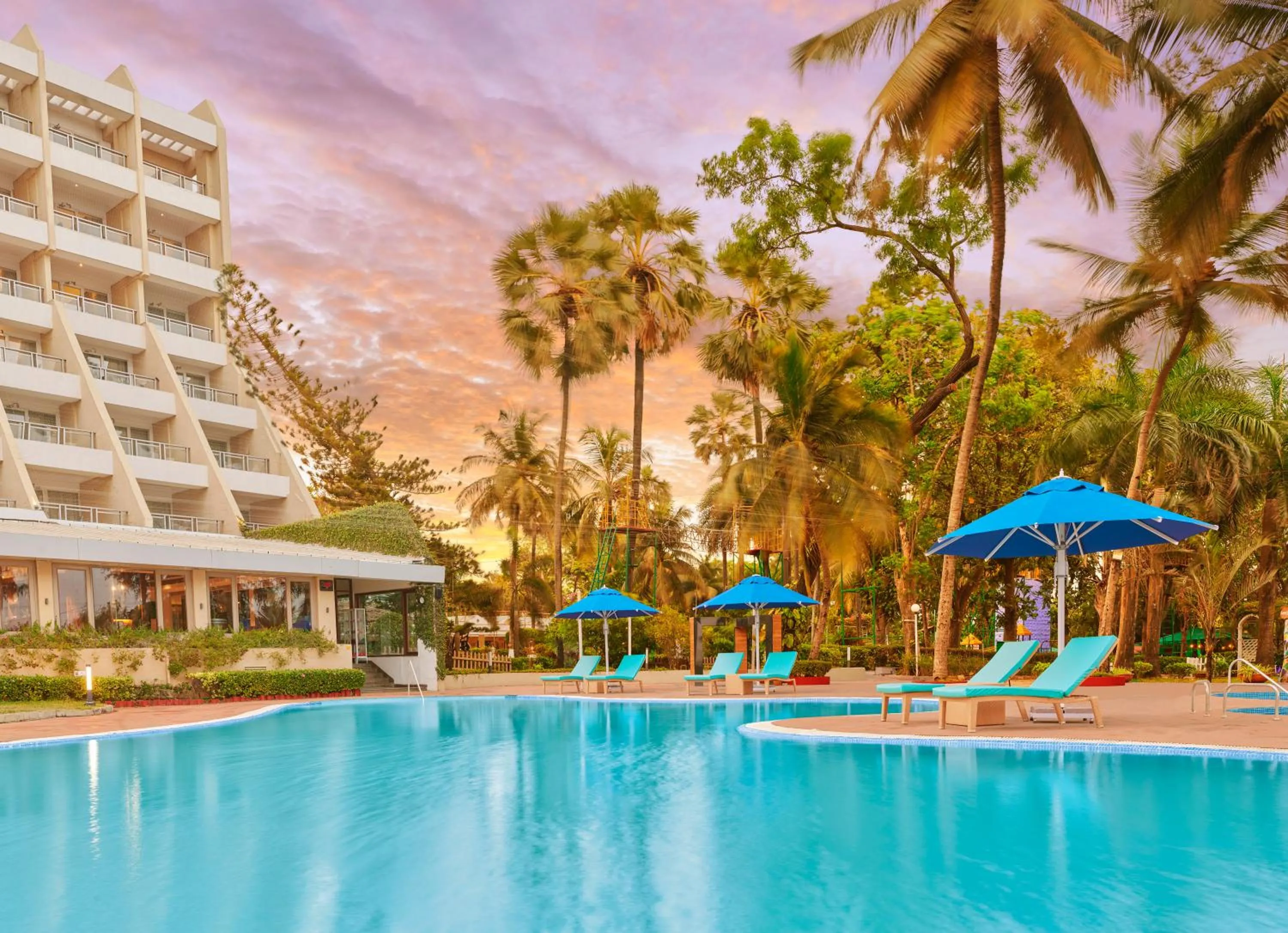 Pool view in The Resort