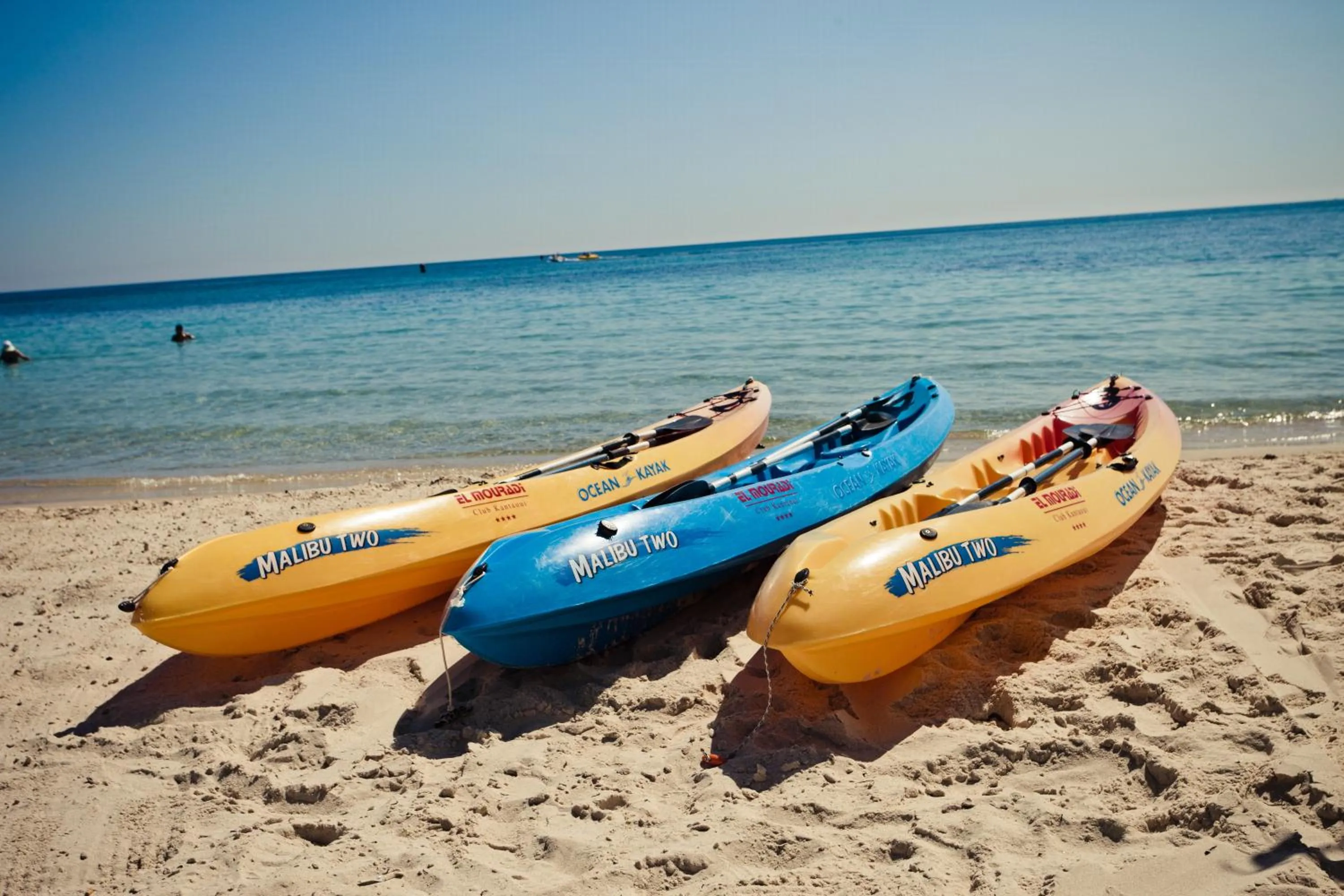 Canoeing in El Mouradi Club Kantaoui