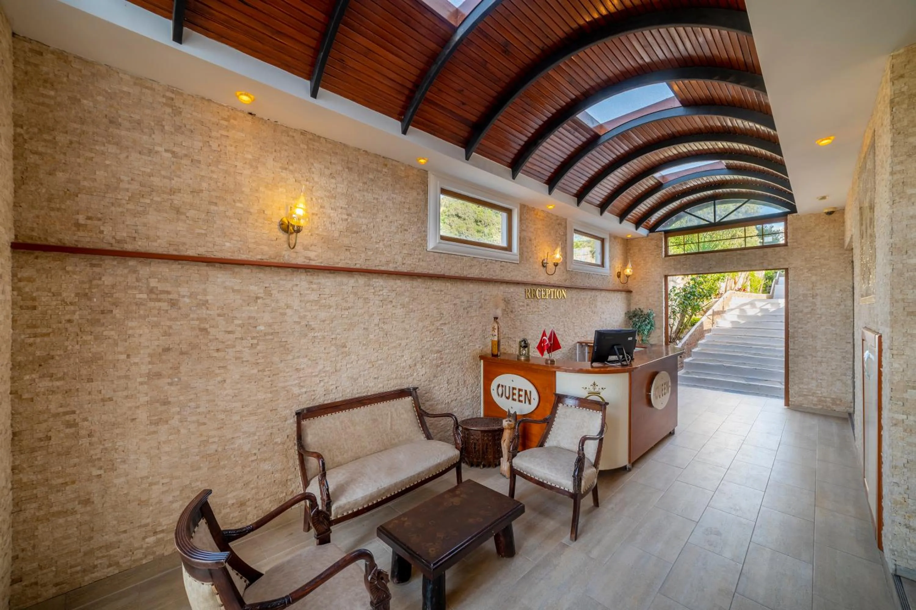 Lobby or reception in Queen Boutique Hotel
