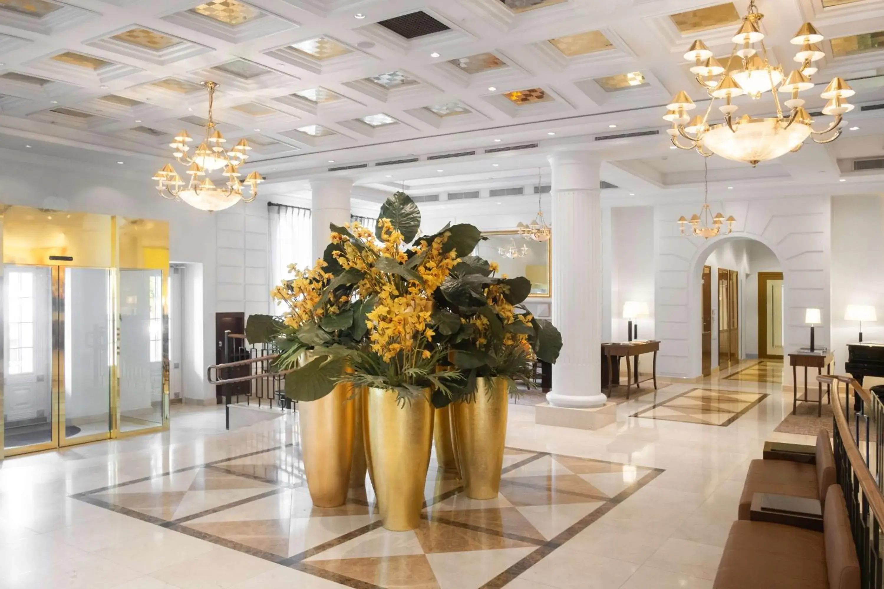 Lobby or reception in Grand Hotel Kempinski Vilnius Lobby or reception in Grand Hotel Kempinski Vilnius