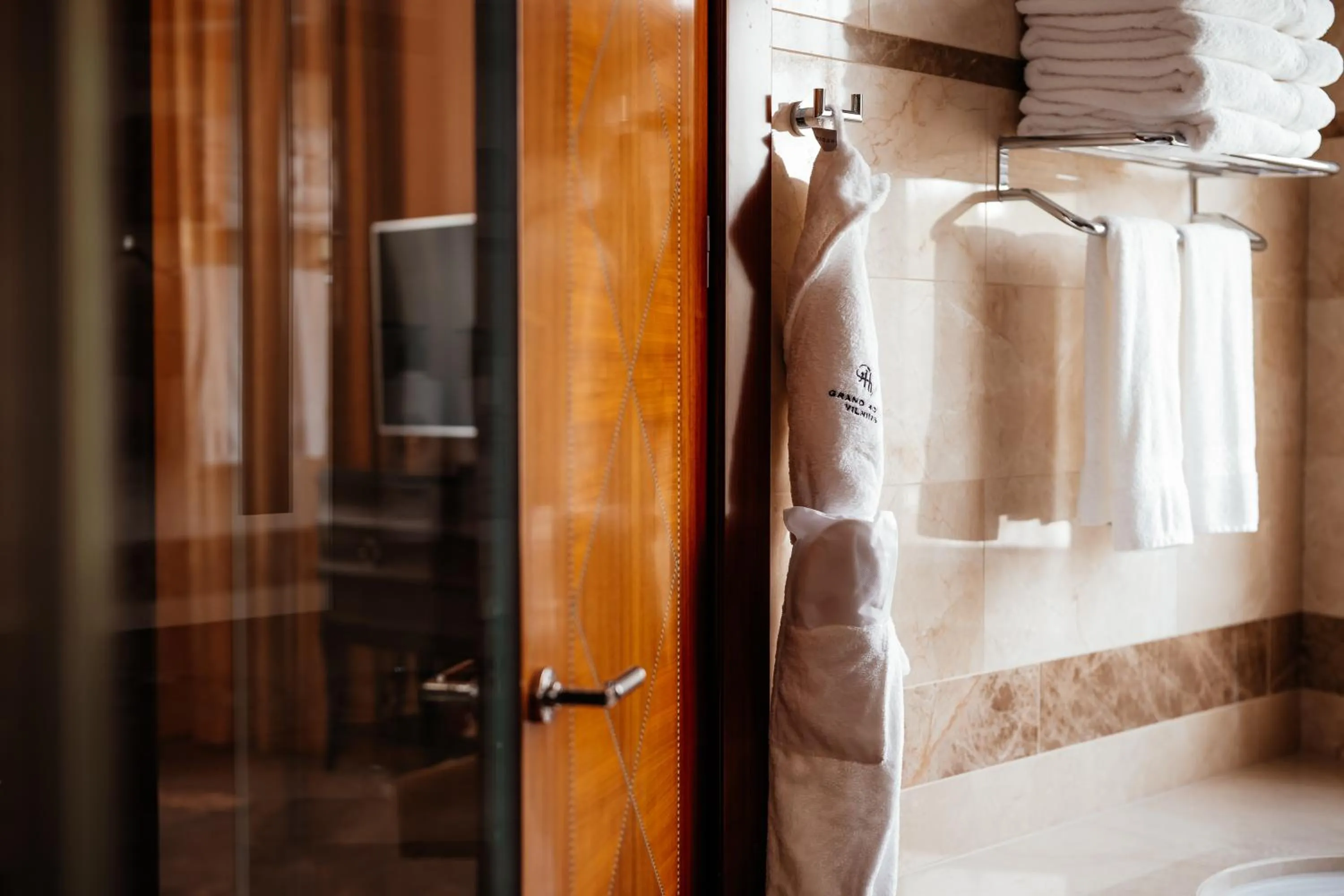 Bathroom in Grand Hotel Kempinski Vilnius