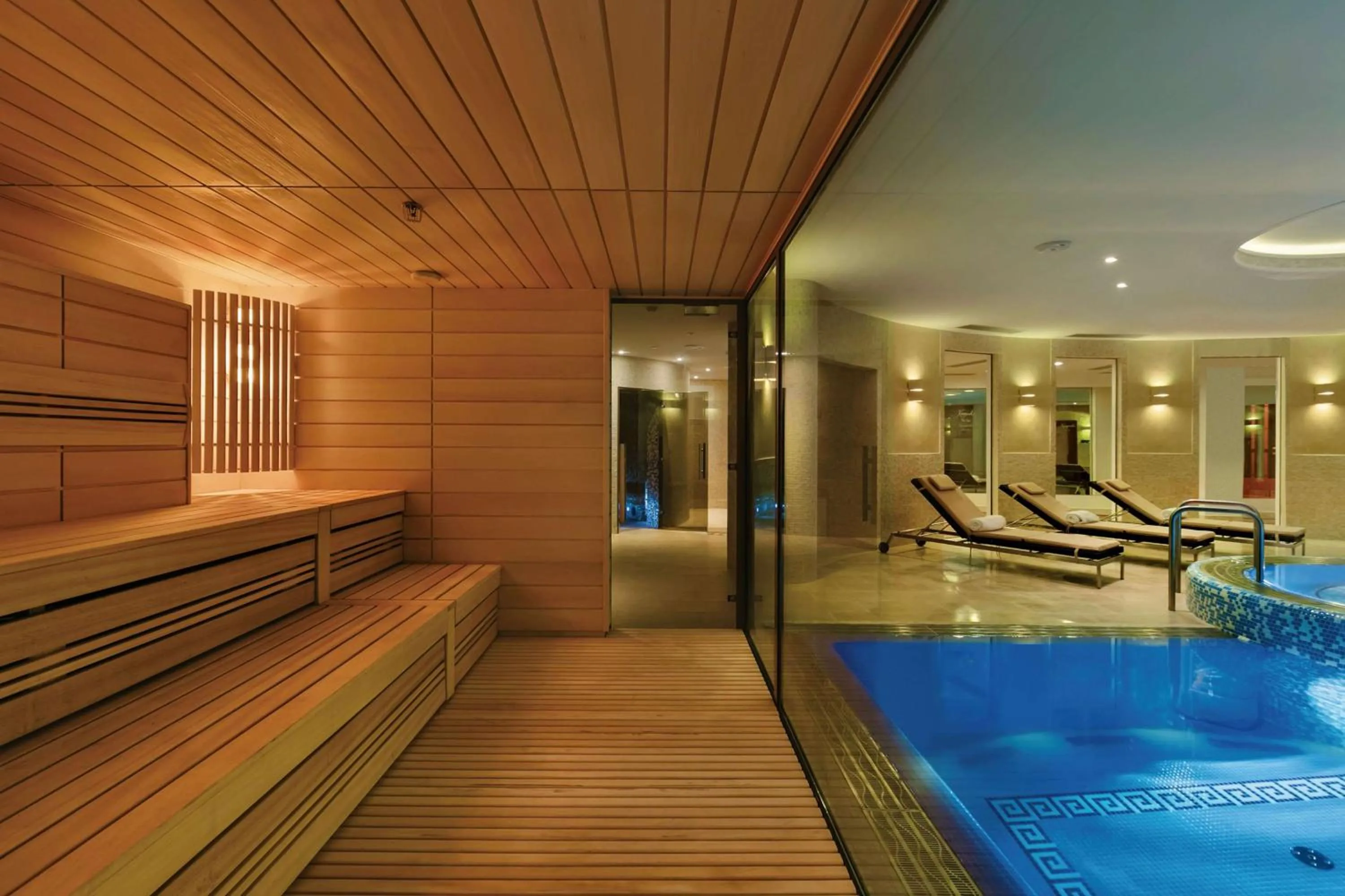 Sauna in Grand Hotel Kempinski Vilnius
