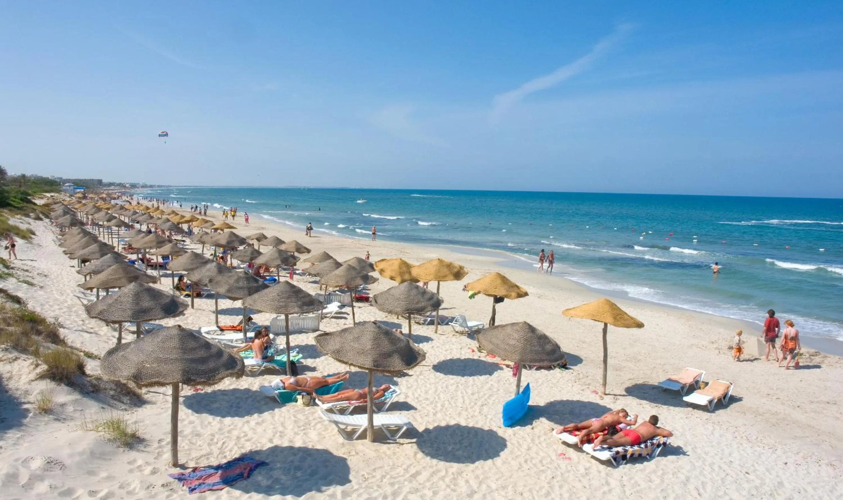 Beach in El Mouradi Cap Mahdia