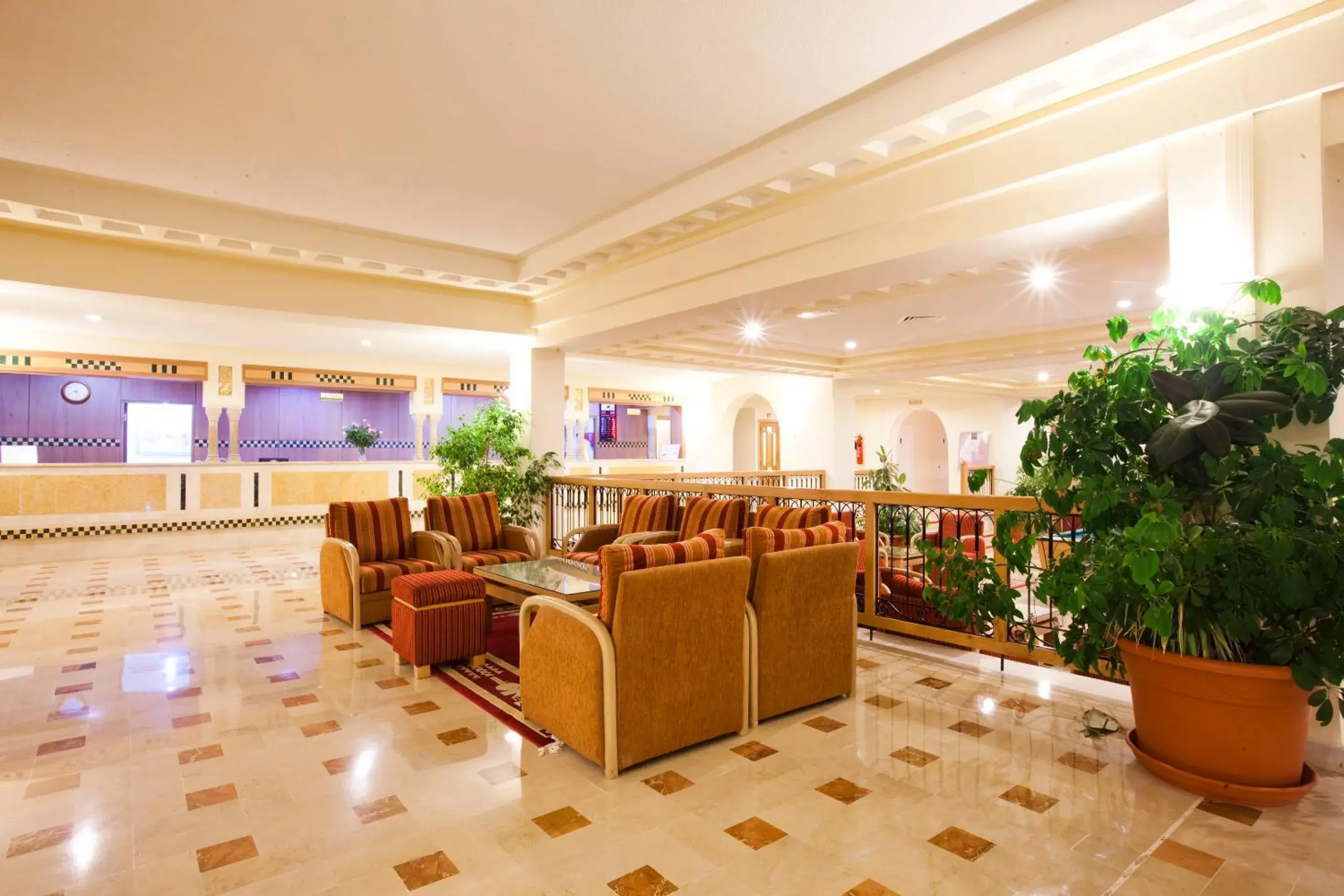 Lobby or reception in El Mouradi Cap Mahdia Lobby or reception in El Mouradi Cap Mahdia