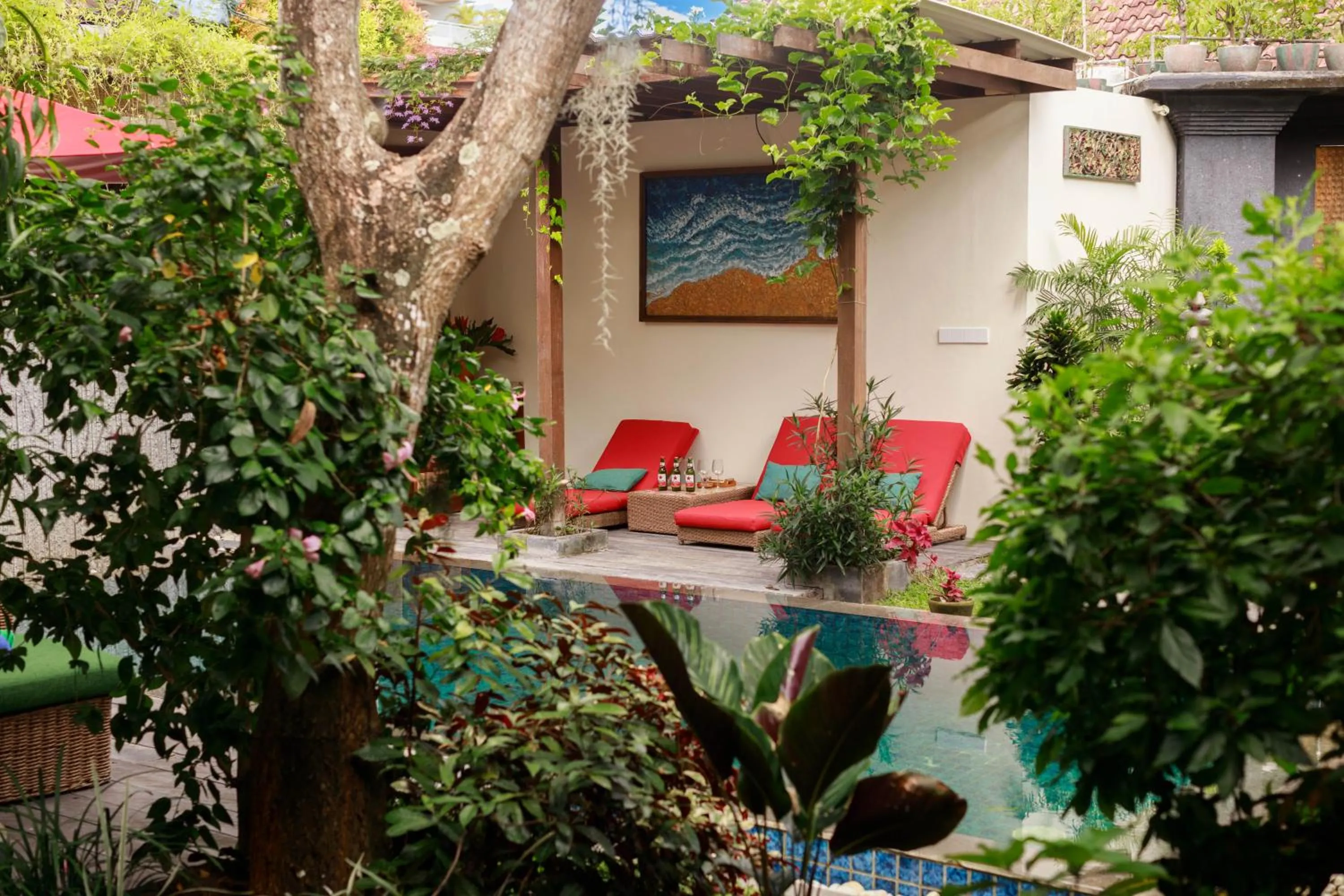 Patio in Delight ART Villas