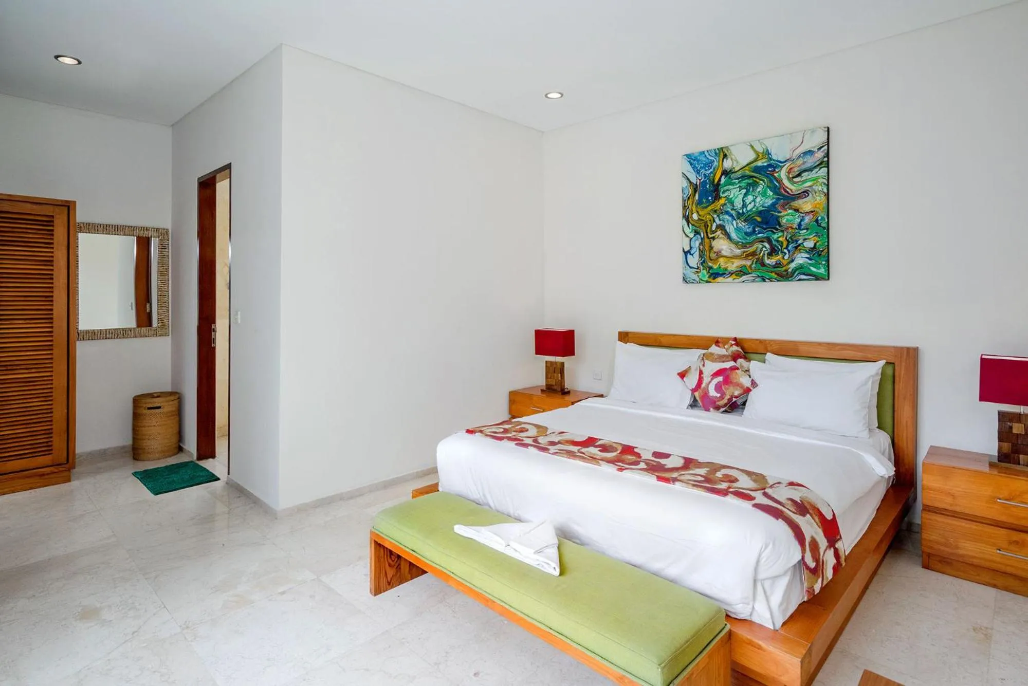 Bed in Delight ART Villas