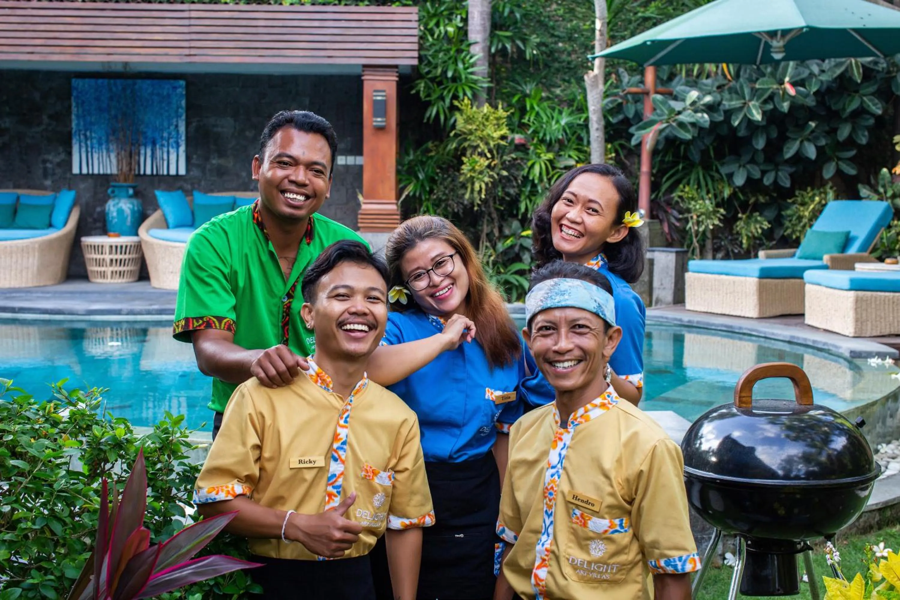 Staff in Delight ART Villas