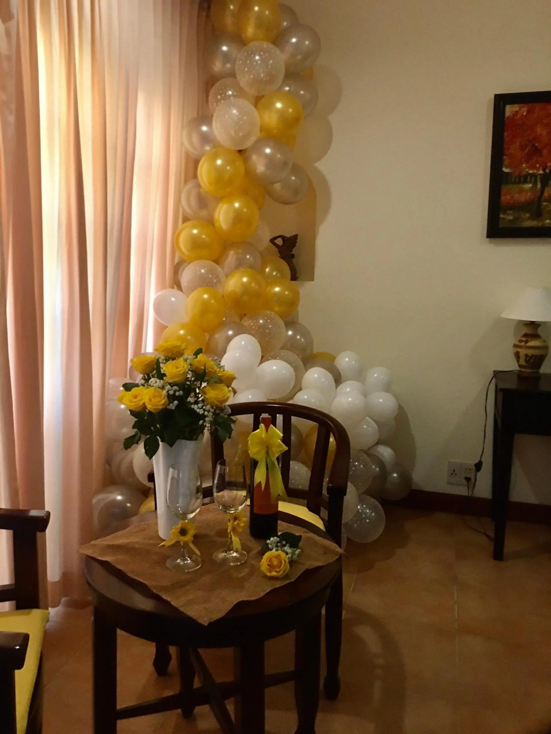Living room in Cham Villas Resort
